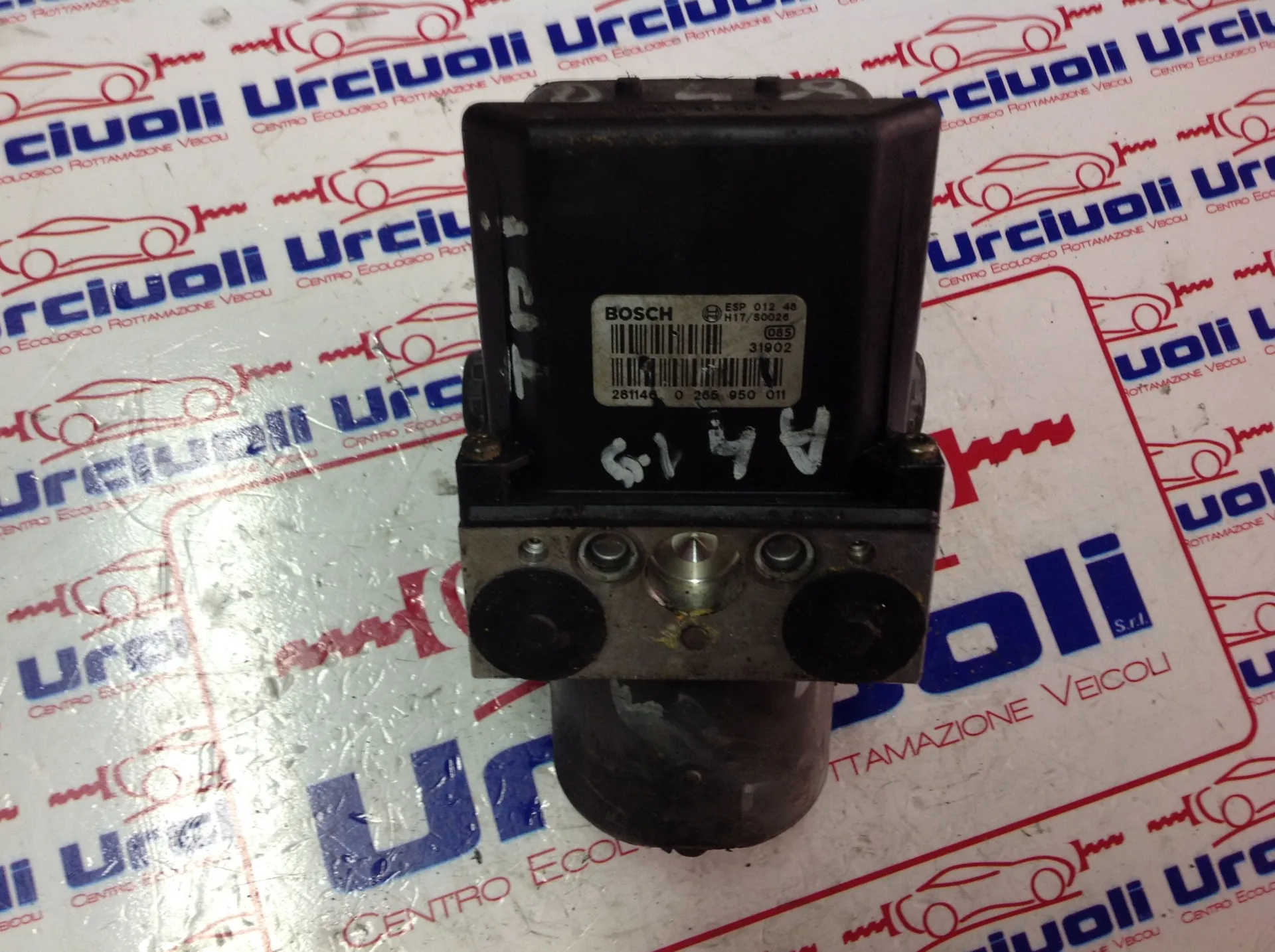 0265950011 0265225048 8e0614517 ABS AUDI A4 Berlina (8E) (00>04) Diesel (2002)