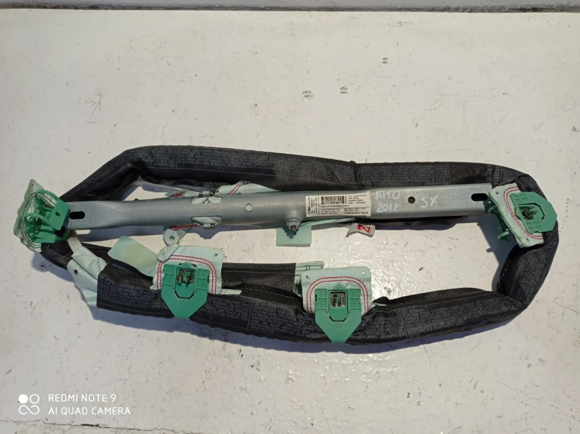 AIRBAG A TENDINA LATERALE SINISTRO GUIDA con codice 34056750B da ALFA ROMEO Mito Serie (955_) (08>) 1300 Diesel (2012)