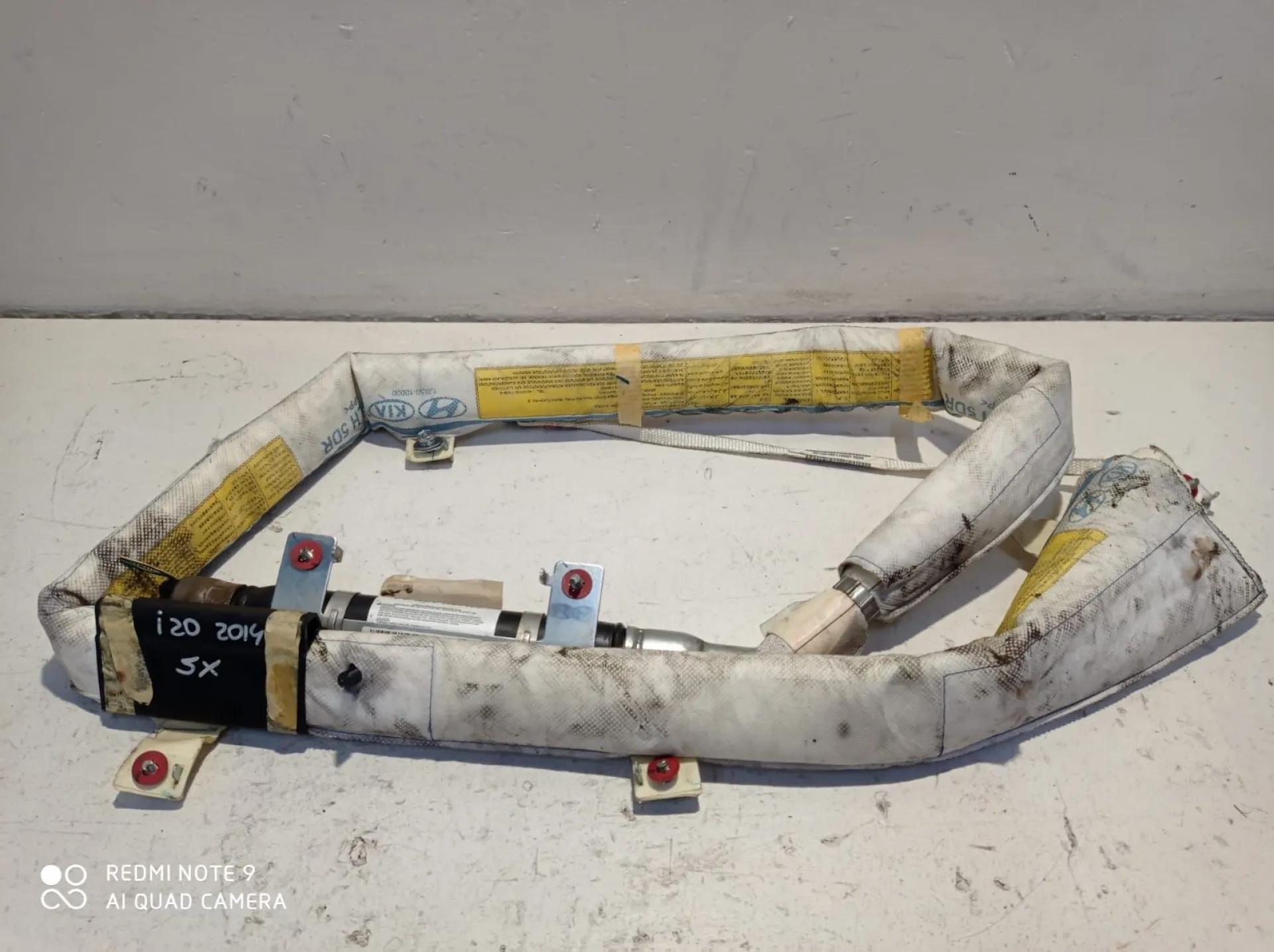 AIRBAG A TENDINA LATERALE SINISTRO GUIDA con codice 091903451J85011000 da HYUNDAI i20 1Â° Serie 1200 Benzina (2014)