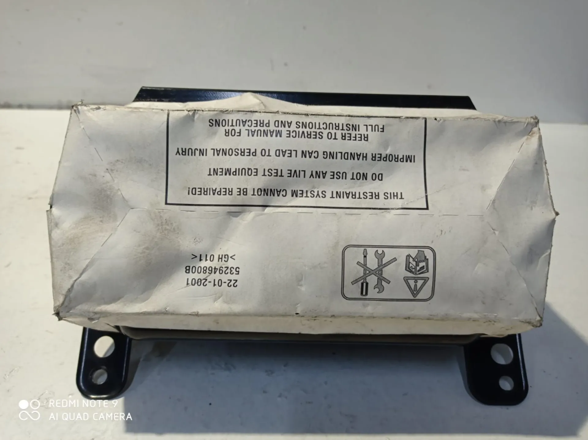 AIRBAG PASSEGGERO con codice 5319169 da MINI Cooper 1Â° Serie 1600 Benzina (2002)