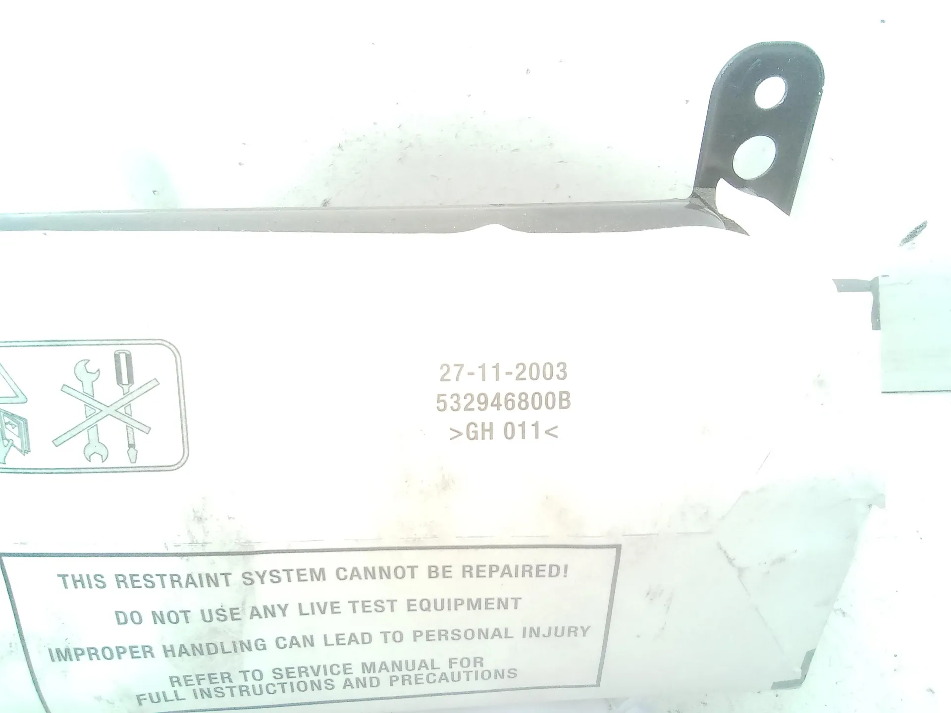 AIRBAG PASSEGGERO con codice 7056934 da MINI Cooper 1Â° Serie 1400 Diesel 55 (2004)