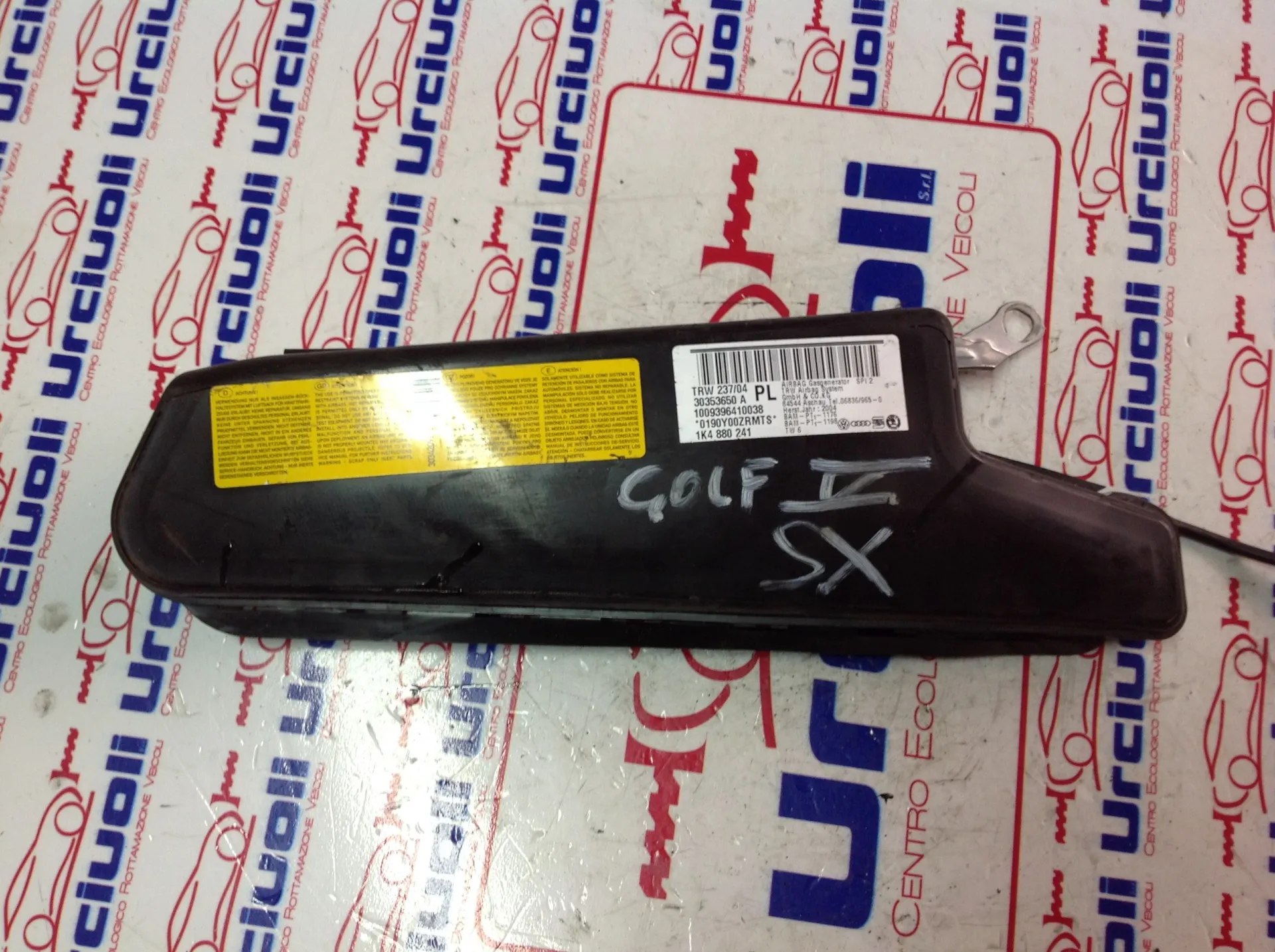 30353650A 1K4880241 AIRBAG SEDILE SINISTRO LATO GUIDA VOLKSWAGEN Golf 5 Berlina (03>08) Diesel