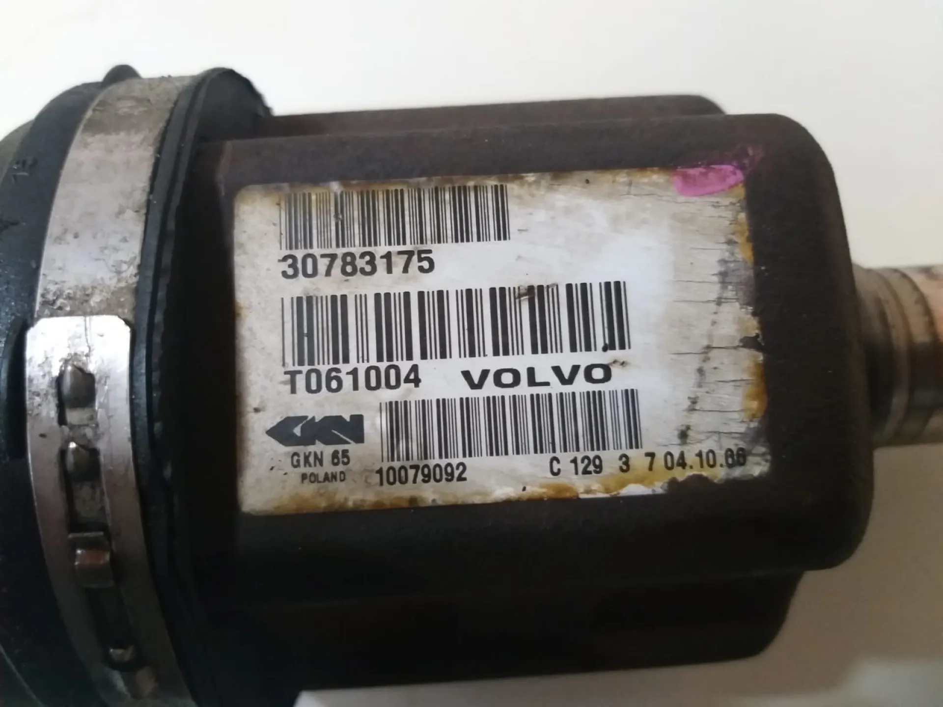 Albero trasmissione Volvo C70 2.4 D del 2007 CODICE RICAMBIO : 30783175