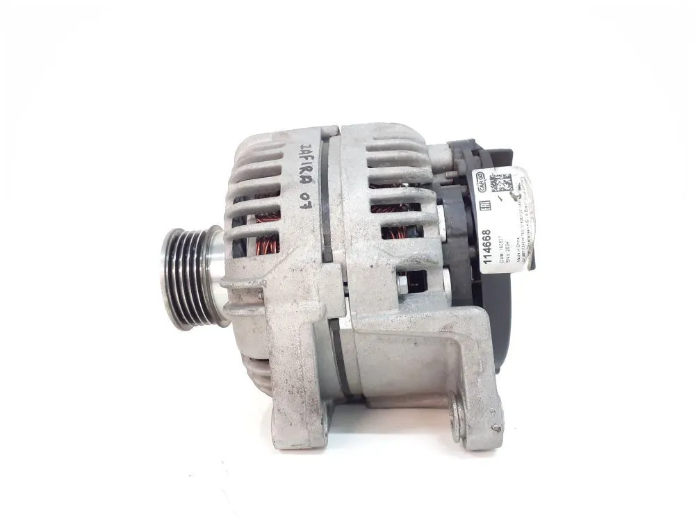 ALTERNATORE con codice 114668 da OPEL Zafira B 1600 Benzina 77 (2007)