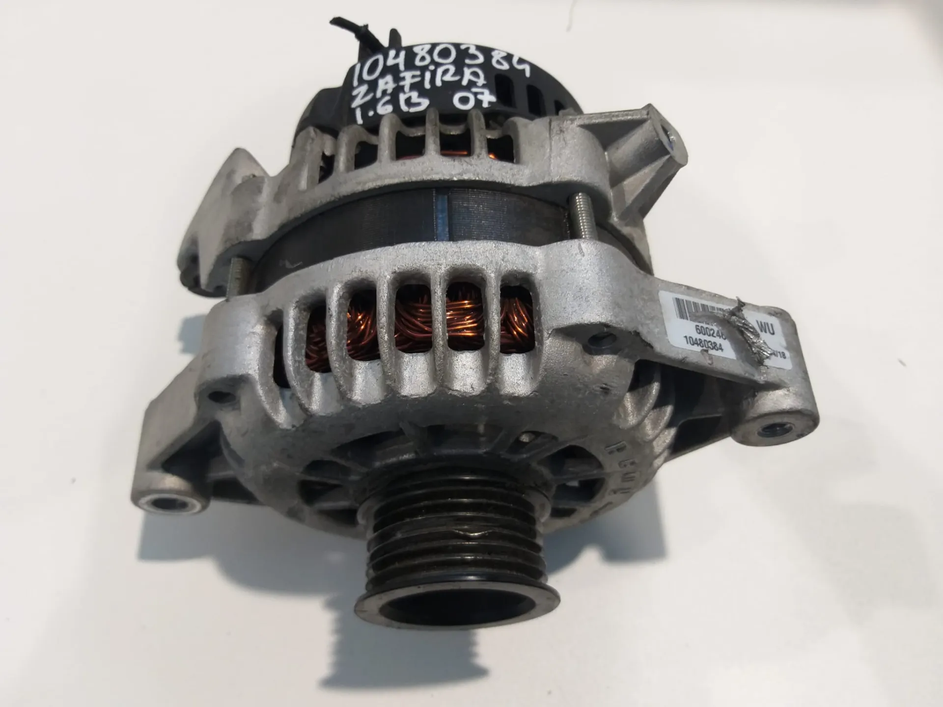Alternatore Opel Zafira B del 2007 1.6 Benzina / Metano CODICE RICAMBIO : 10480384