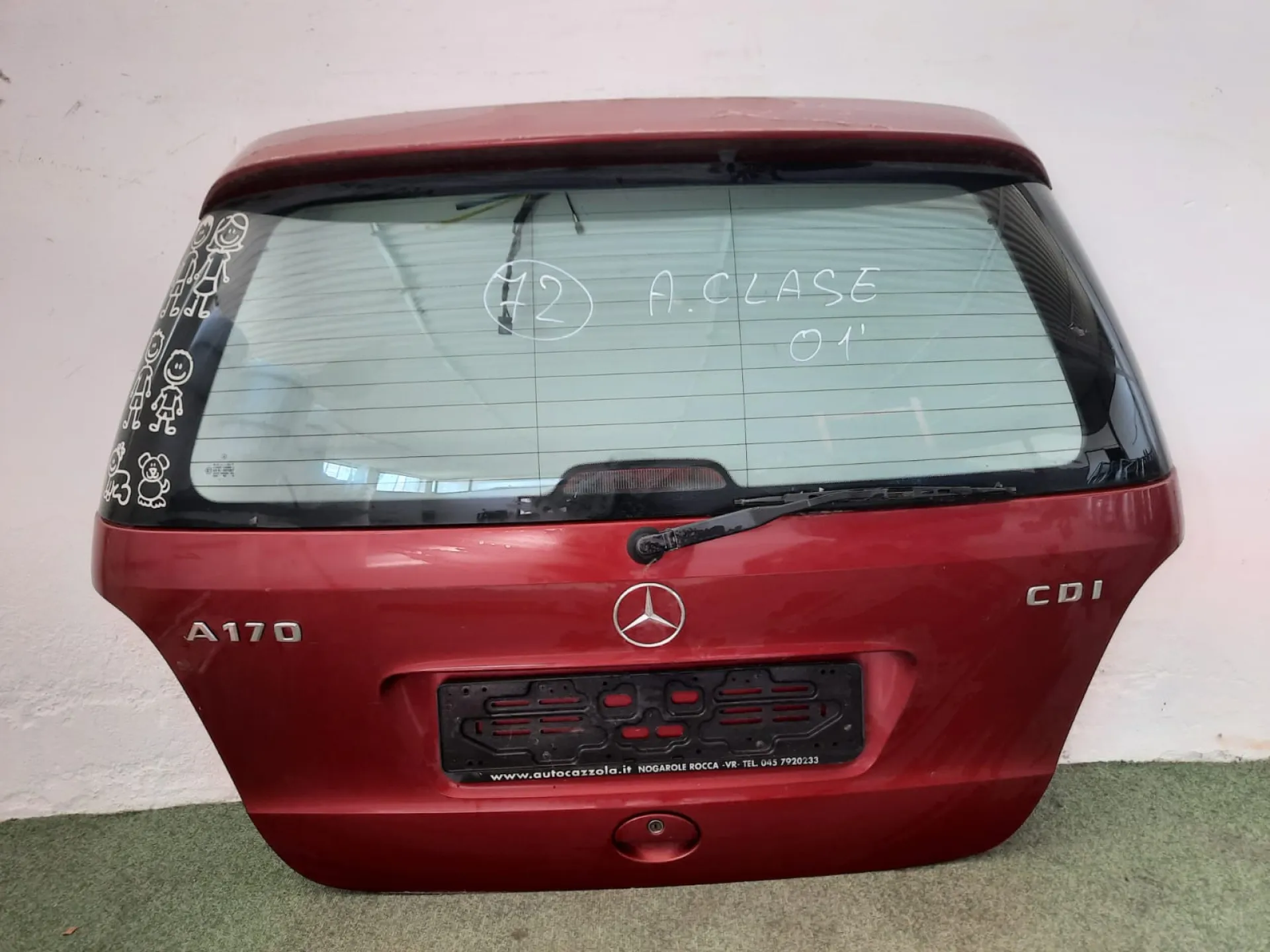 Baule posteriore Mercedes Classe A 1.7 D del 2001