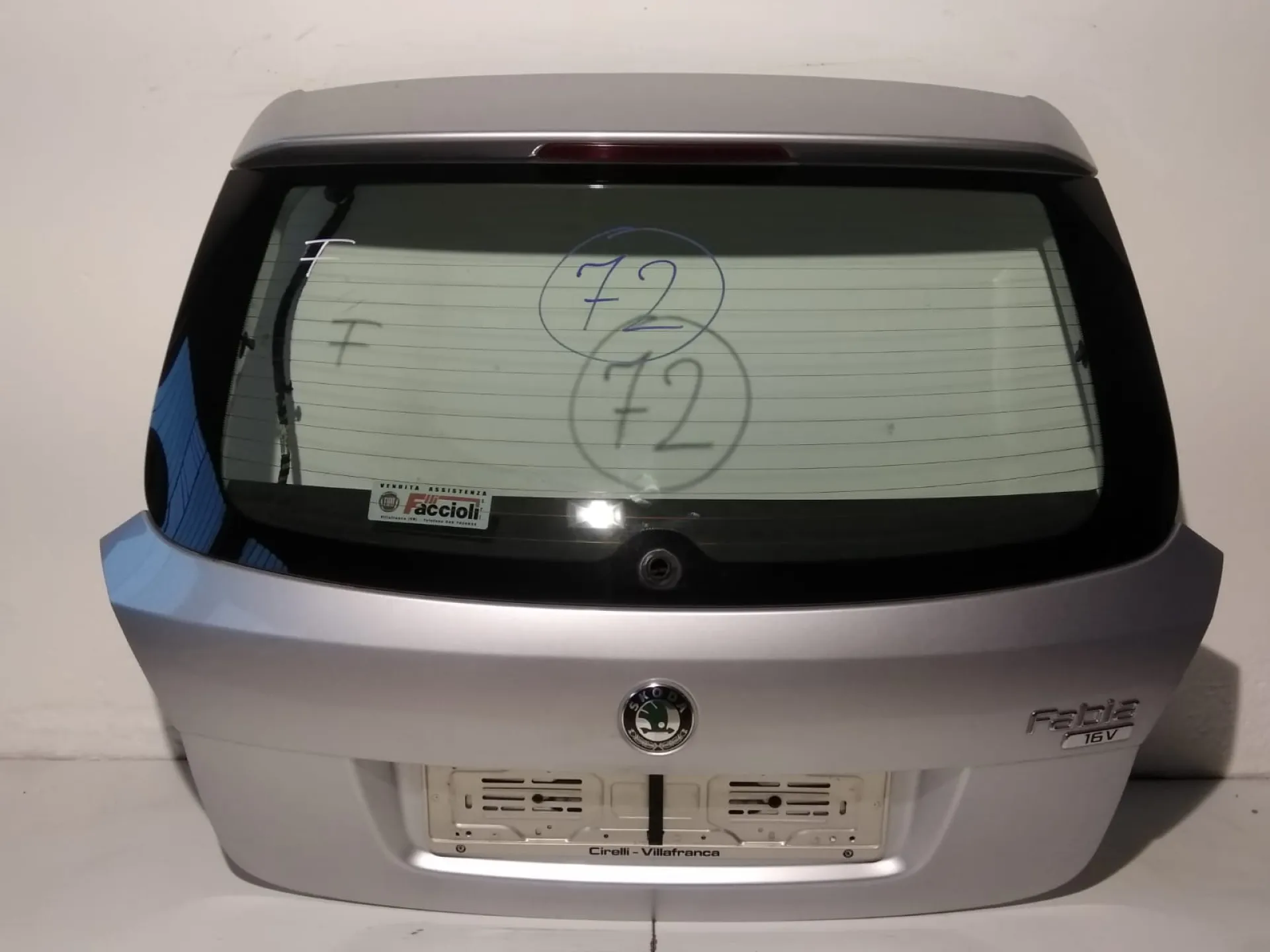 Baule posteriore Skoda Fabia del 2008