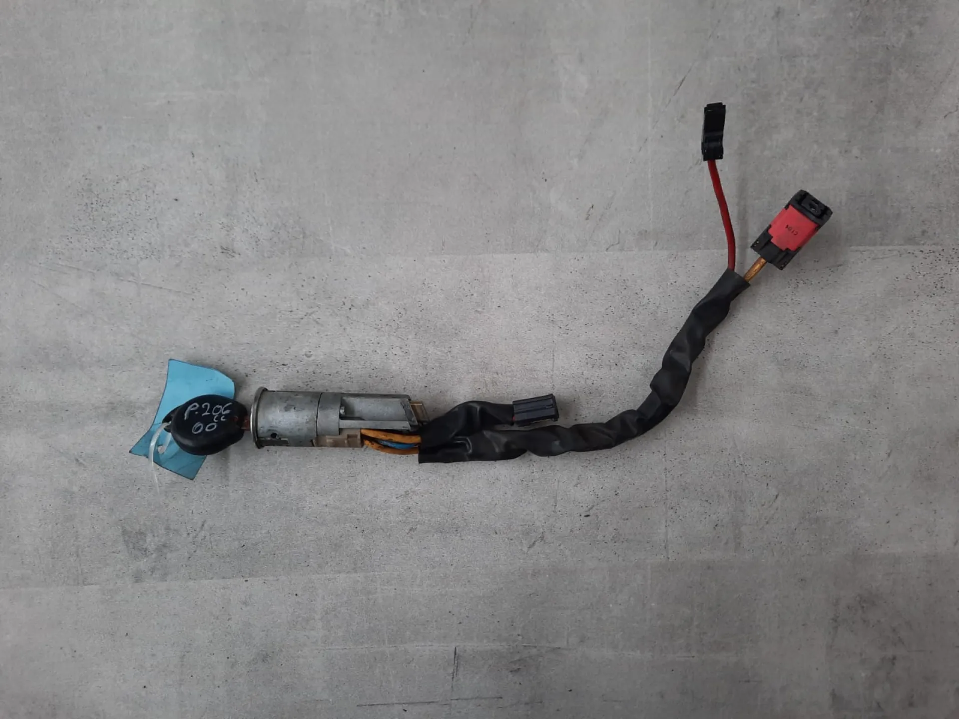 Blocco chiavi Peugeot 206cc del 2000 1.6 Benzina