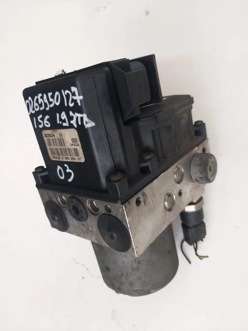 Centralina ABS Alfa Romeo 156 1.96 JTD del 2006 CODICE RICAMBIO : 0265950127