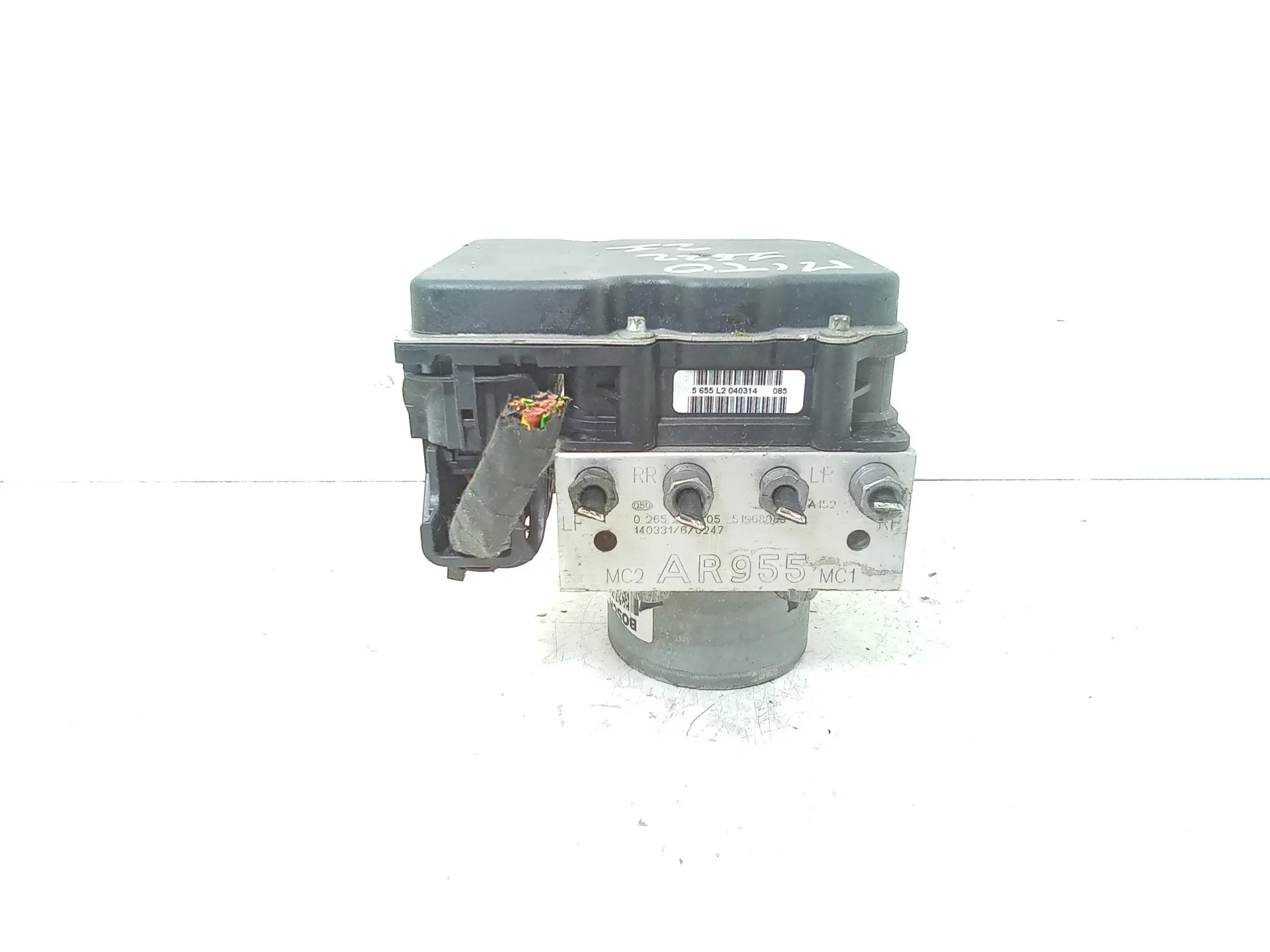 CENTRALINA ABS con codice 0265252705 da ALFA ROMEO Mito Serie (955_) (08>) 1400 Bifuel/Gas 88 kW / 120 CV (2014)