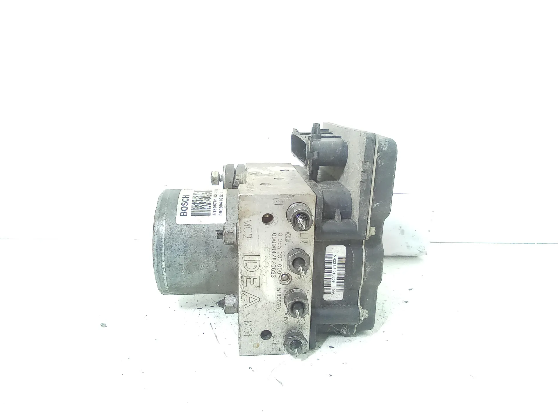 CENTRALINA ABS con codice 0265230009 da LANCIA Musa 2Â° Serie 1400 Bifuel/Gas 57 kW / 78 CV (2009)