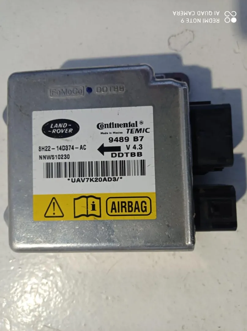 CENTRALINA AIRBAG con codice 8H2214D374 da LAND ROVER Range Rover SPORT (05>13) 2700 Diesel (2007)