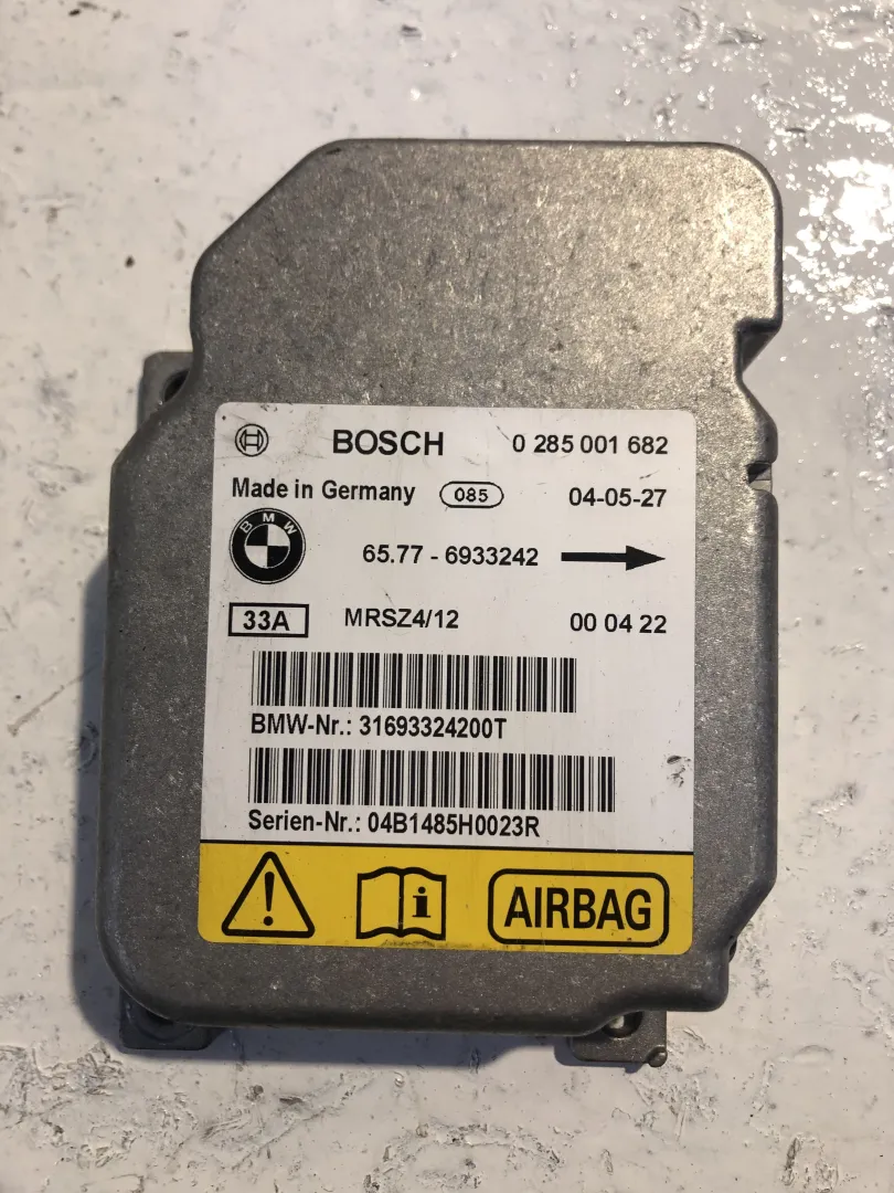 CENTRALINA AIRBAG con codice 0285001682 / KBIY149549 / 65776933242 / 31693324200T / 04B1485H0023R da MINI Cooper 1Â° Serie 1600 Benzina (2002)