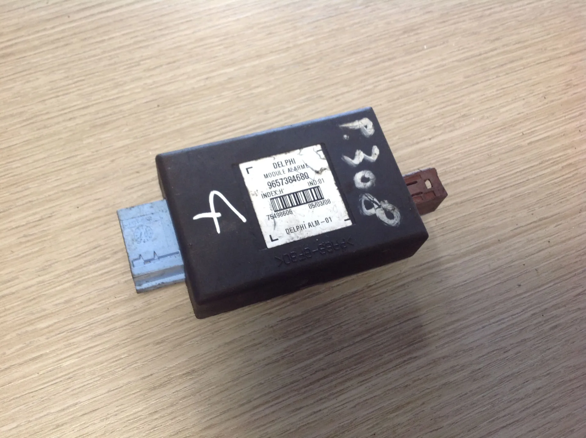 CENTRALINA ALLARME con codice 9657384680 da PEUGEOT 308 Serie (07>14) Diesel (2009)