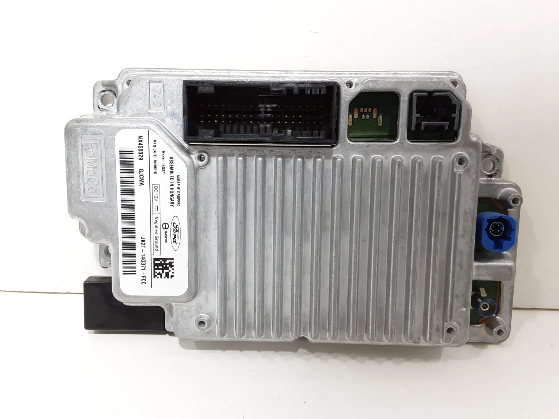 CENTRALINA AUTORADIO con codice JK2T14G371FCC da FORD Fiesta 7° Serie 1500 Diesel 63 kW / 85 CV con codice motore XUJG/XUJC, XUJD, XUJE, XUJF, XUJG, XUJK, XUJL, XUJM, XUJN (2018)