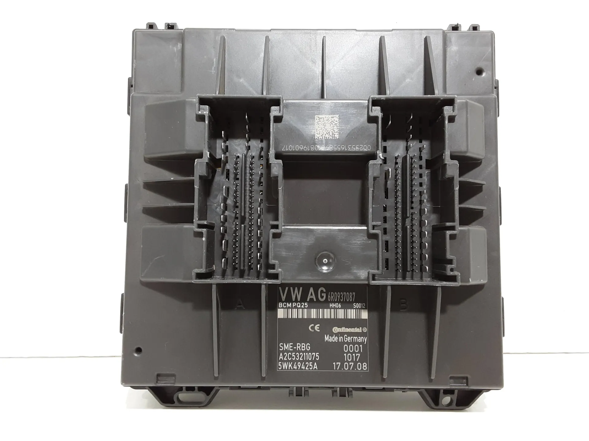 CENTRALINA BCM con codice 6R0937087 da SEAT Ibiza Serie (08>12) 1200 Benzina 51 kW / 70 CV con codice motore BZG/BZG, CGPA (2009)