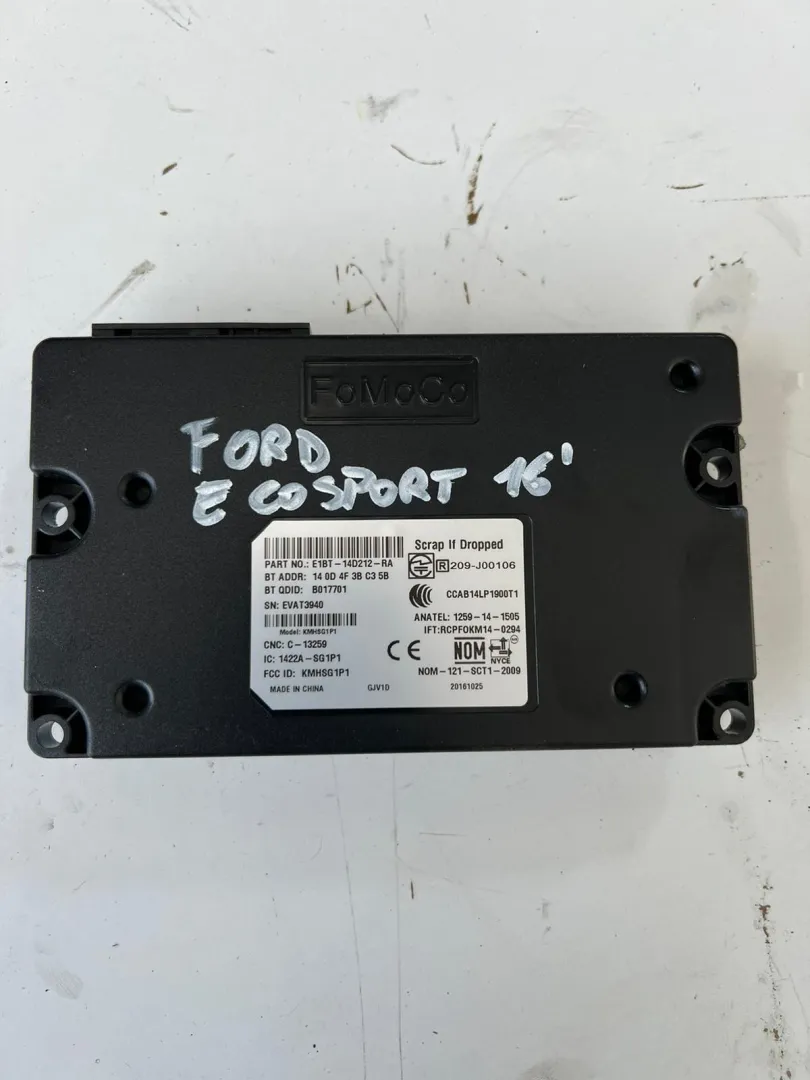 Centralina bluetooth Ford Ecosport 1.5 D del 2016 CODICE RICAMBIO : 209-J00106