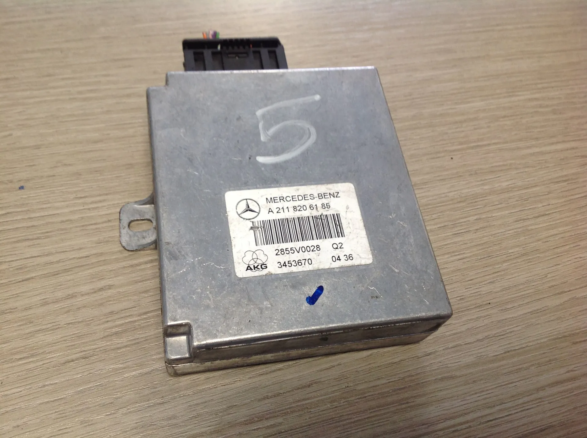 CENTRALINA BLUETOOTH TELEFONO con codice A2118206185 da MERCEDES Classe E Berlina W211 (02>07) Diesel