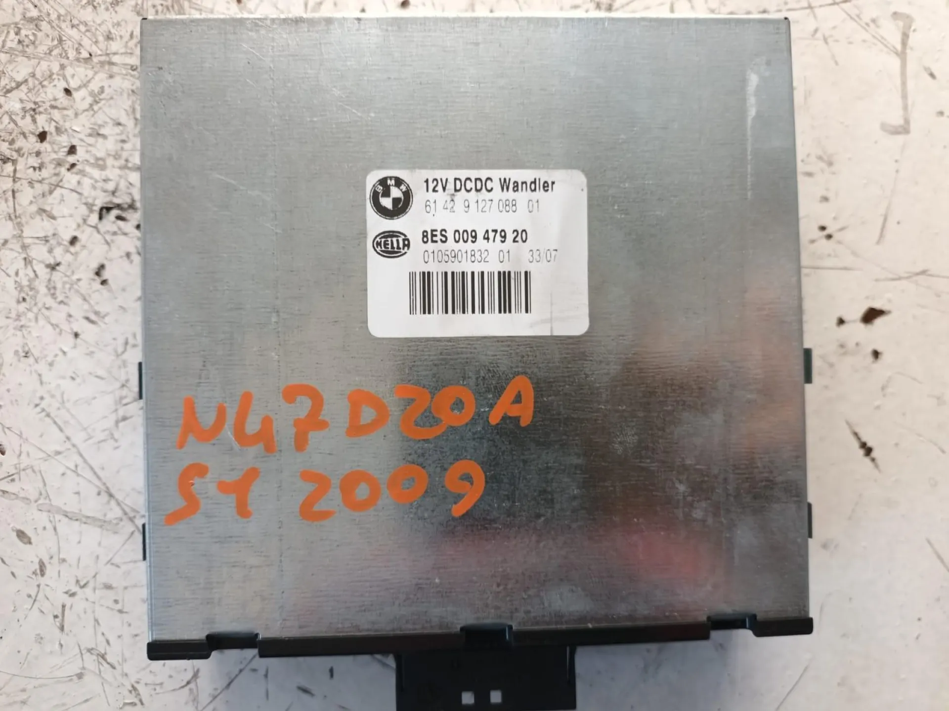 CENTRALINA CAMBIO con codice 6142 91270088 01 da BMW Serie 1 Serie (E87) (07>) 2000 Diesel con codice motore N47D20A/N47D20A (2009)