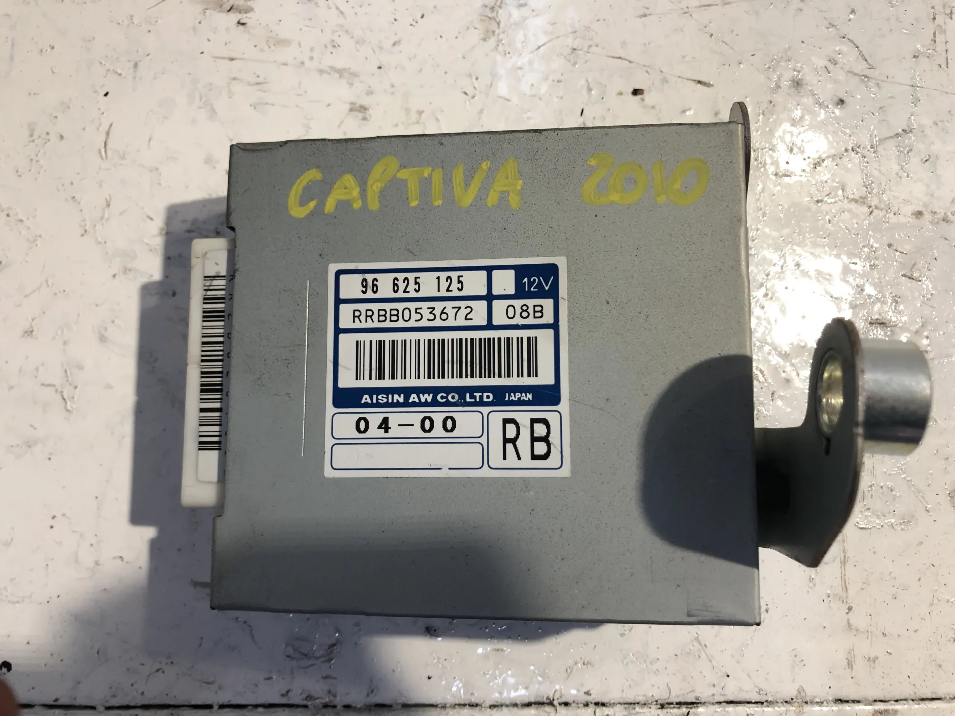 CENTRALINA CAMBIO con codice 96625125 / RRBB053672.08B da CHEVROLET Captiva 1Â° Serie 2200 Diesel (2010)