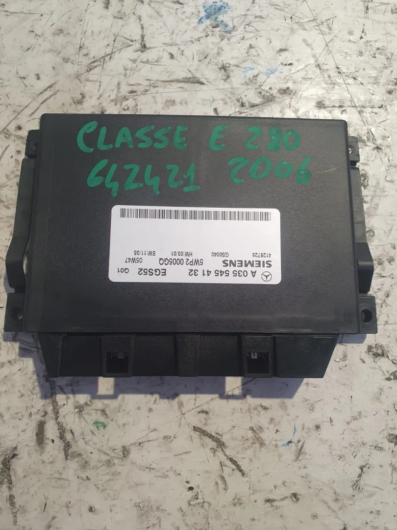 CENTRALINA CAMBIO con codice A0355454132 / EGS52.Q01 / 5WP2 0005GQ / 4128729 / GS0040 da MERCEDES Classe E Berlina W211 (02>07) 3000 Diesel (2006)