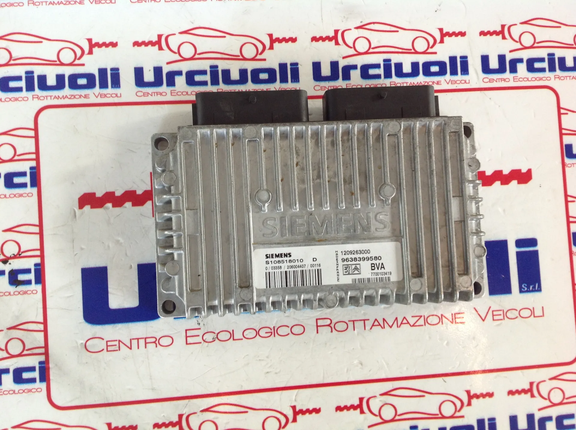 9638399580 7700103419 S108518010D CENTRALINA CAMBIO PEUGEOT 206 1Â° Serie Benzina (2002)