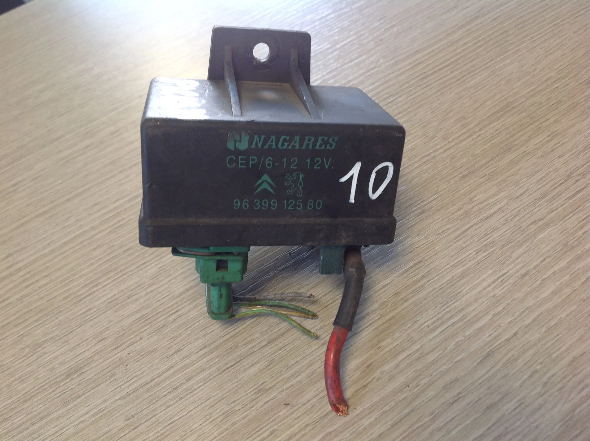 CENTRALINA CANDELETTE con codice 9639912580 da CITROEN Xsara Picasso 1Â° Serie Diesel (2003)