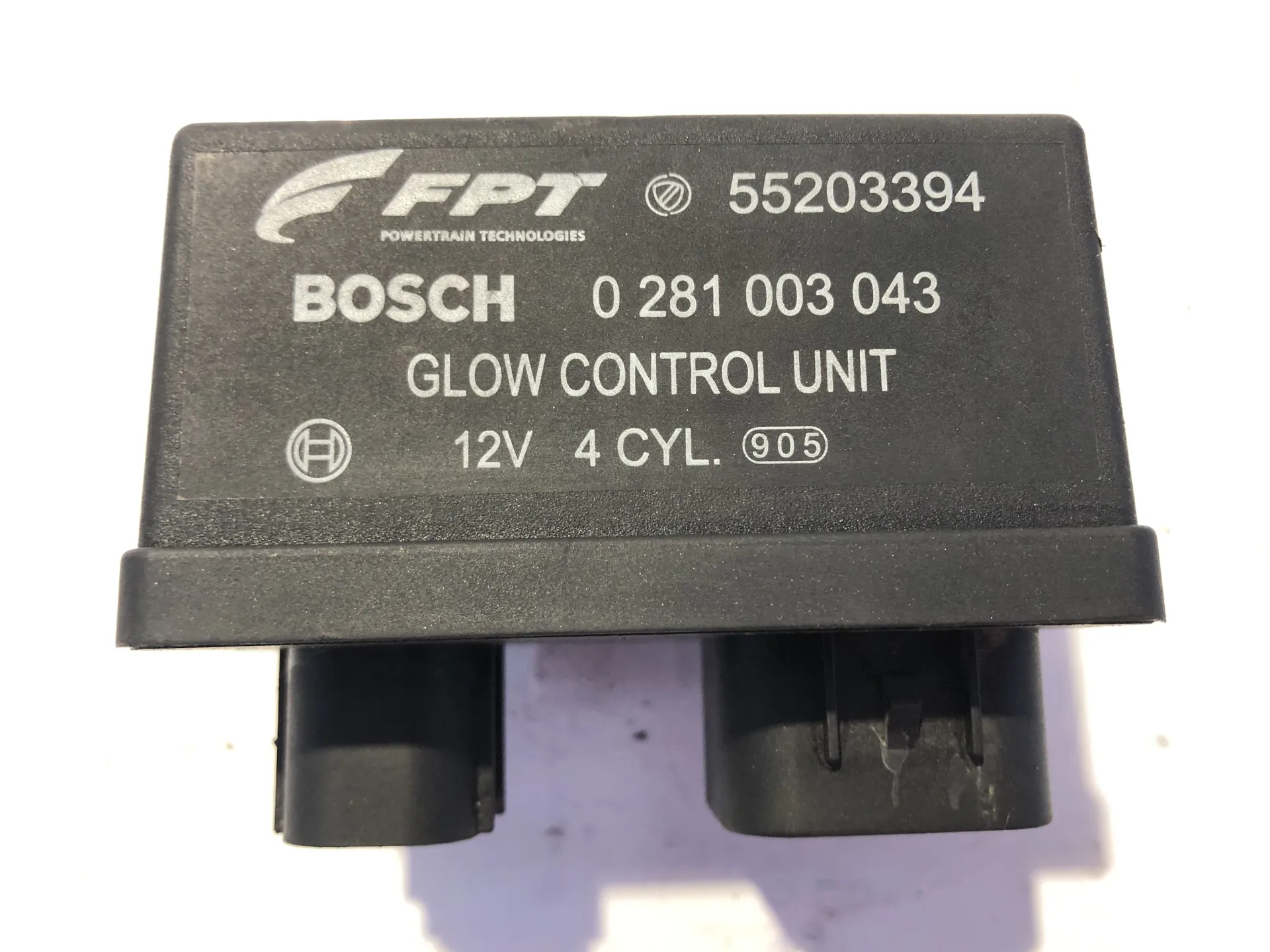 CENTRALINA CANDELETTE con codice 55203394 / 0281003043 da LANCIA Delta 3Â° Serie 2000 Diesel (2009)