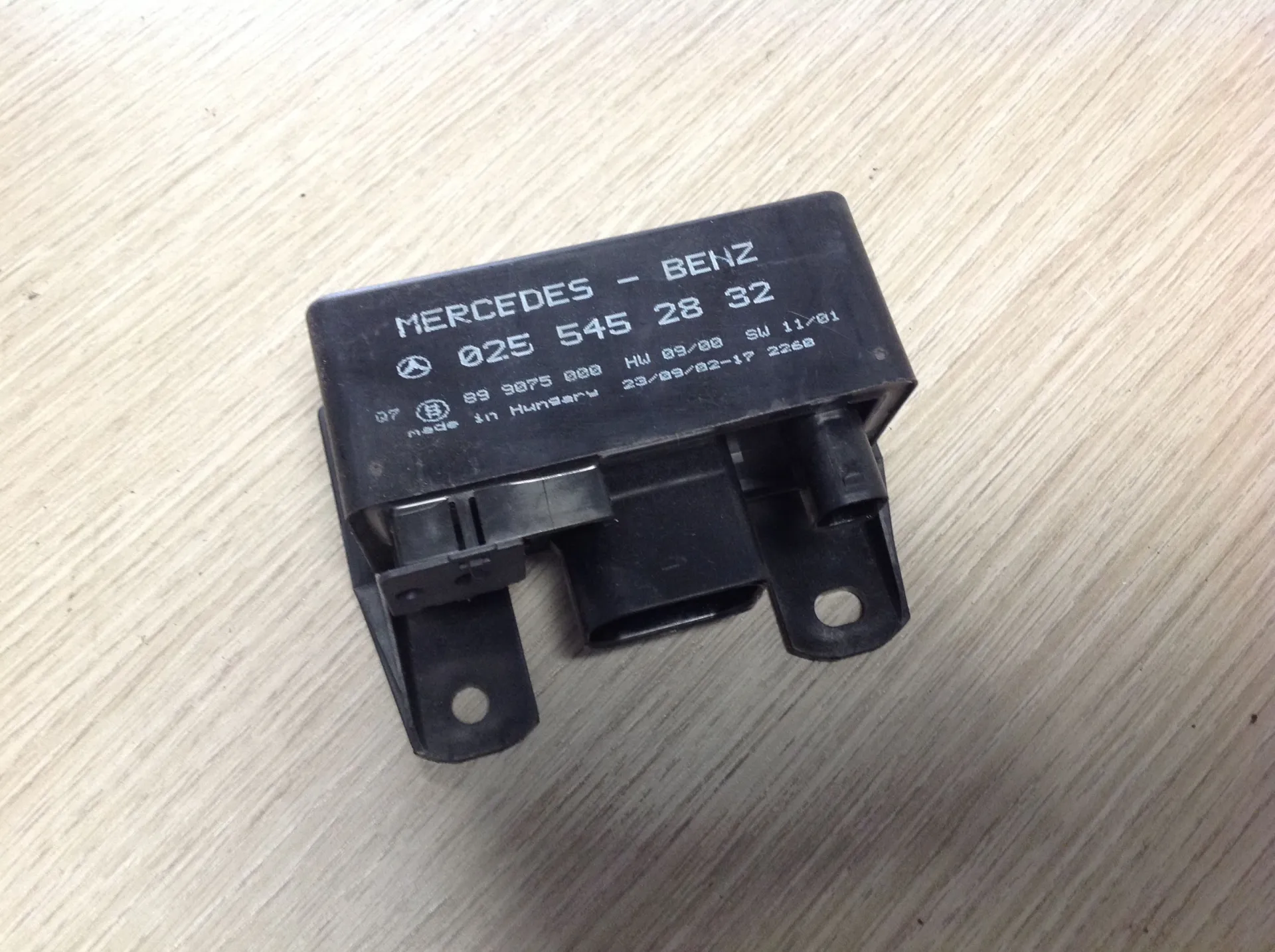 CENTRALINA CANDELETTE con codice 0255452832 da MERCEDES Classe A W168 1Â° Serie Diesel (2000)