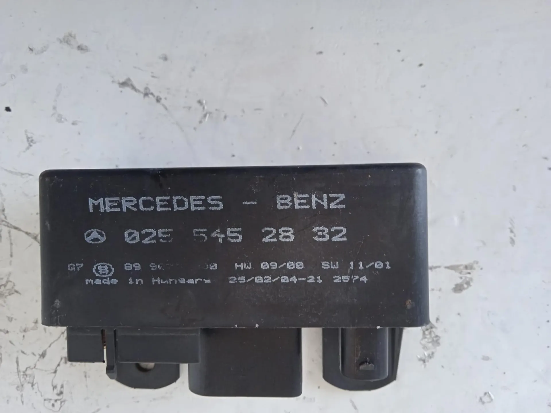 CENTRALINA CANDELETTE con codice 0255452832 da MERCEDES Classe A W168 2Â° Serie 1700 Diesel con codice motore 668940/668940 (2004)