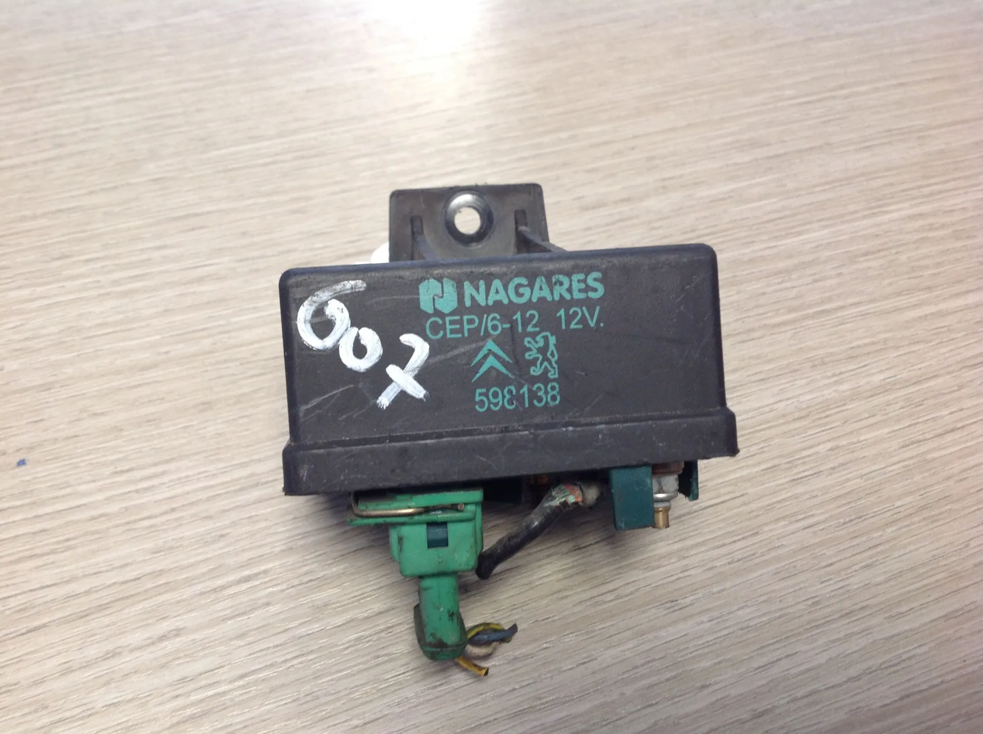 NAGARES CEP/6-12 598138 CENTRALINA CANDELETTE PEUGEOT 607 2Â° Serie Diesel