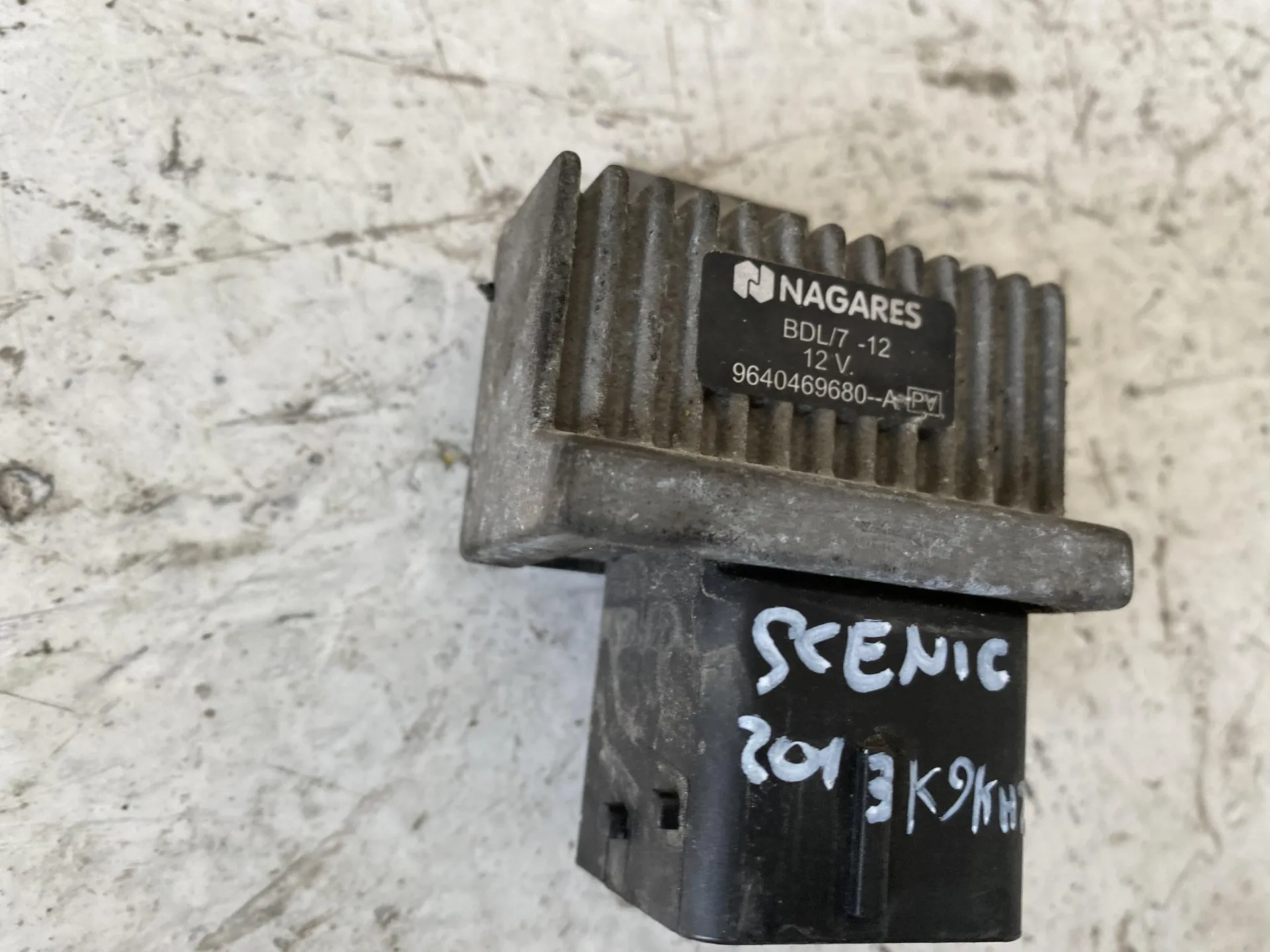 CENTRALINA CANDELETTE RENAULT Scenic Serie (09>16) 1500 Diesel con codice motore K9K H2/K9K H2 (2013)
