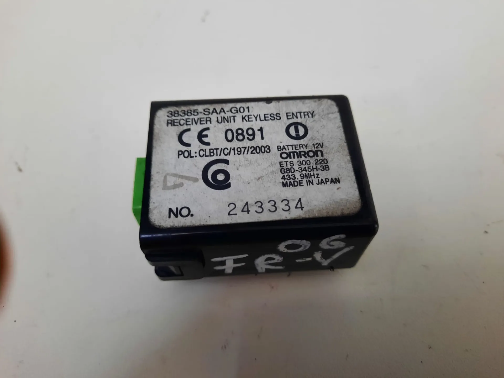 Centralina chiave Honda FR-V del 2006 1.8 Benzina CODICE RICAMBIO : 38385-SAA-G01