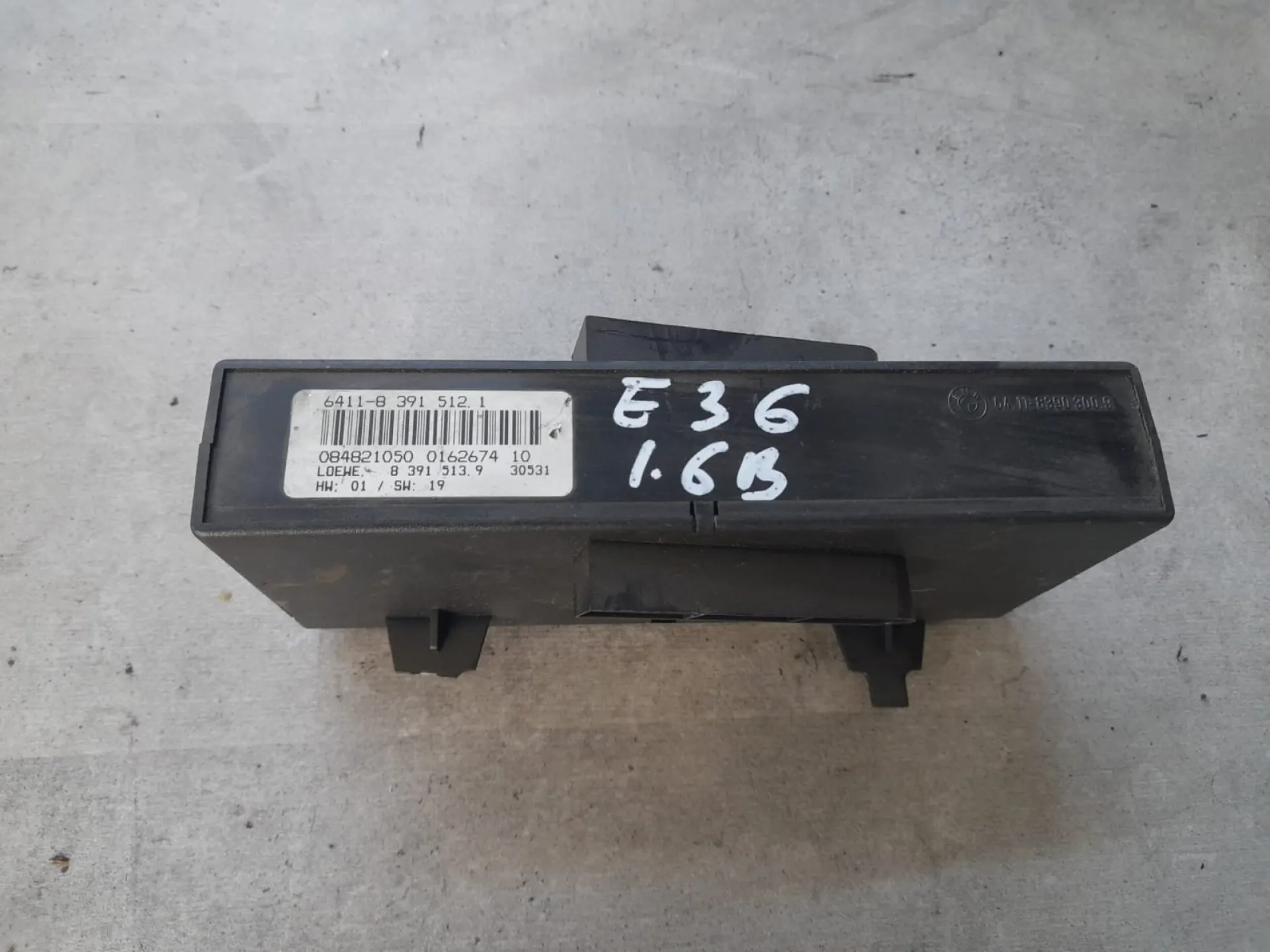 Centralina clima BMW Serie 3 E36 Berlina 1.6 B del 1993 CODICE RICAMBIO : 641183915121