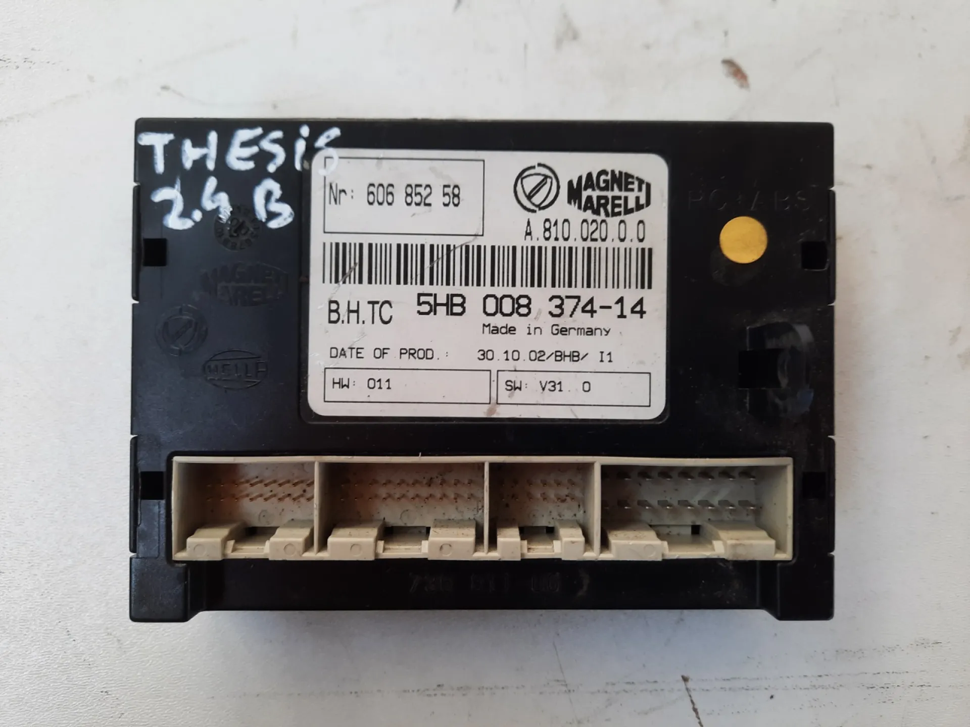 Centralina climatizzatore Lancia Thesis 2.4 B del 2003 CODICE RICAMBIO : 60685258