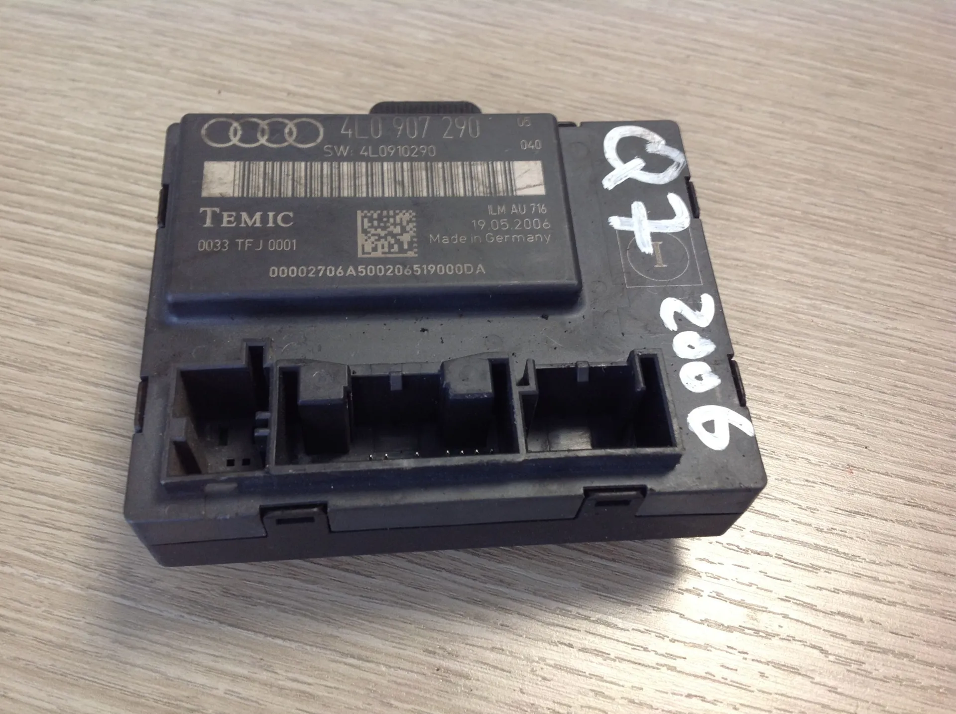 CENTRALINA COMFORT con codice 4L0907290 da AUDI Q7 Serie (4LB) (05>15) Diesel (2006)