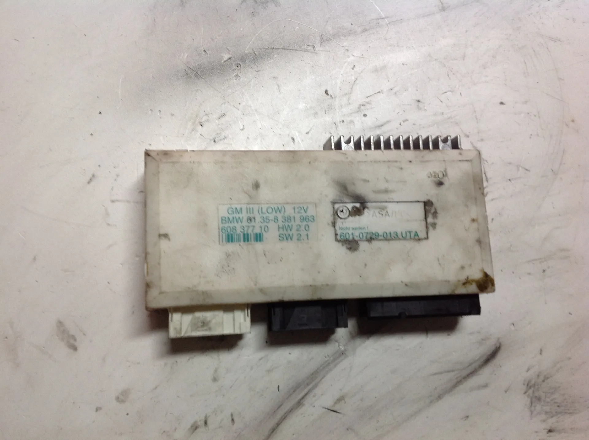 61.35-8381963 60837710 601-0729-013 UTA CENTRALINA COMFORT BMW Serie 5 E39 Berlina Diesel