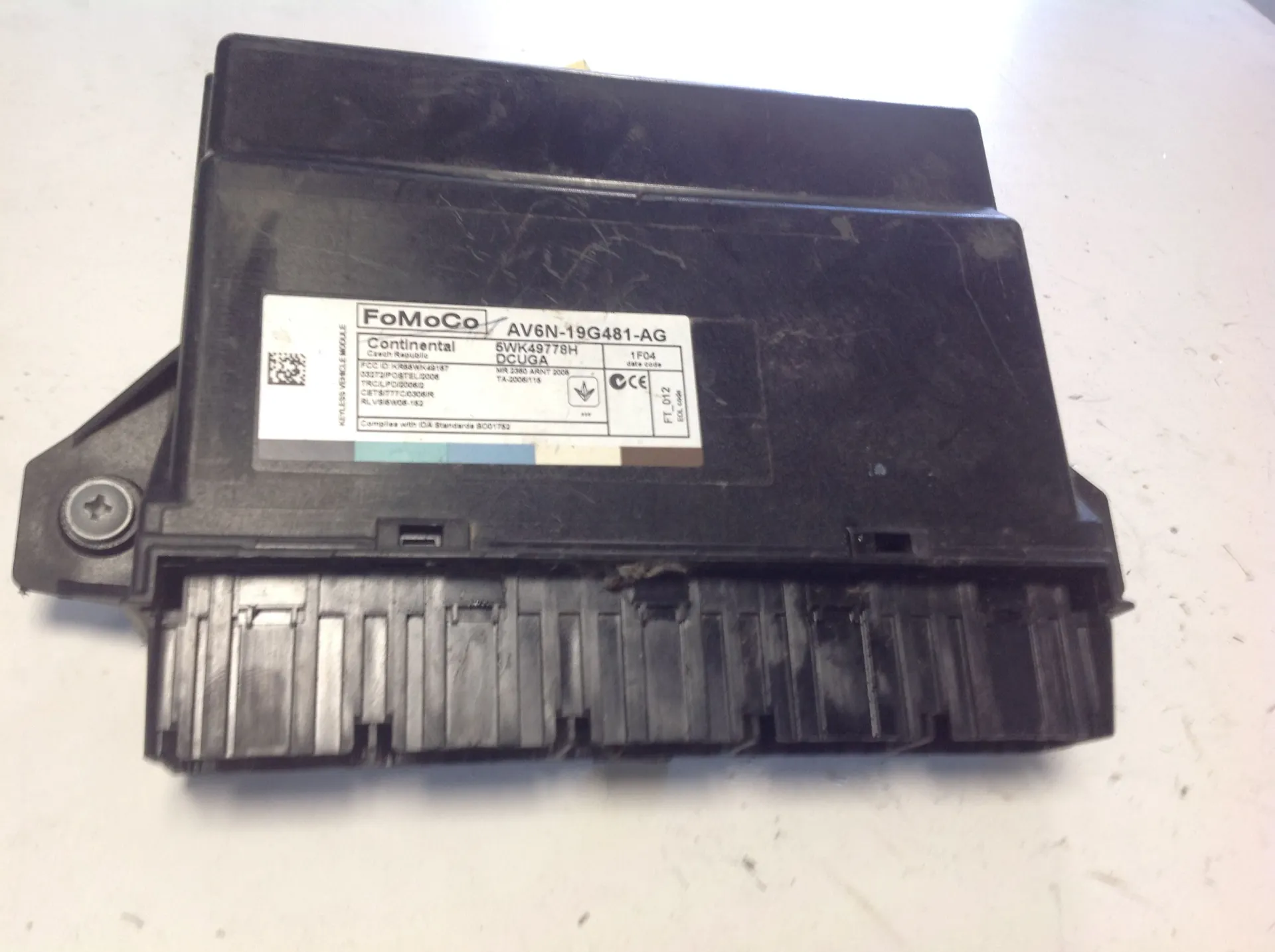 5WK49778H AV6N-19G481-AG CENTRALINA COMFORT FORD Focus Berlina 3Â° Serie Diesel