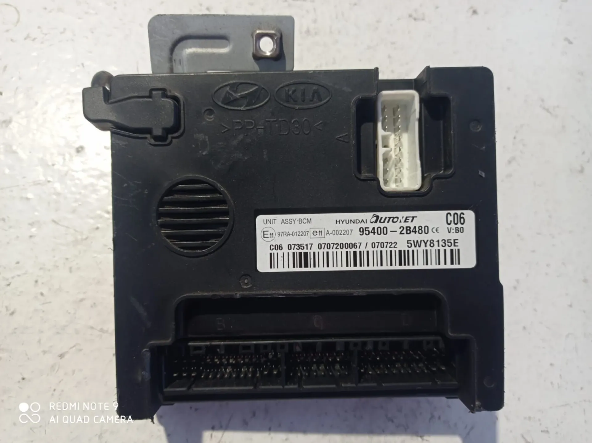 CENTRALINA COMFORT con codice 97RA012207 da HYUNDAI Santa Fe 3Â° Serie 2200 Diesel (2009)