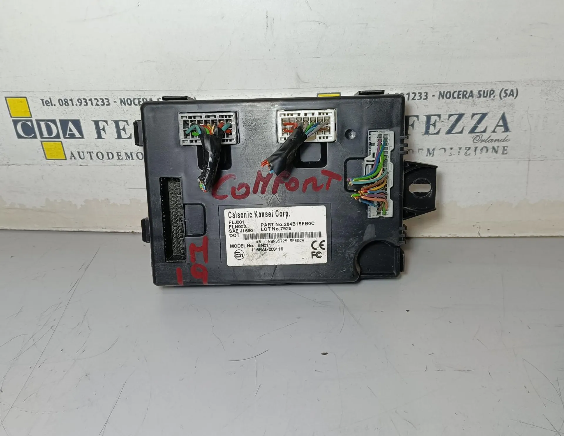 CENTRALINA COMFORT con codice 284B15FB0C da NISSAN Micra Serie 1500 Diesel (2019)