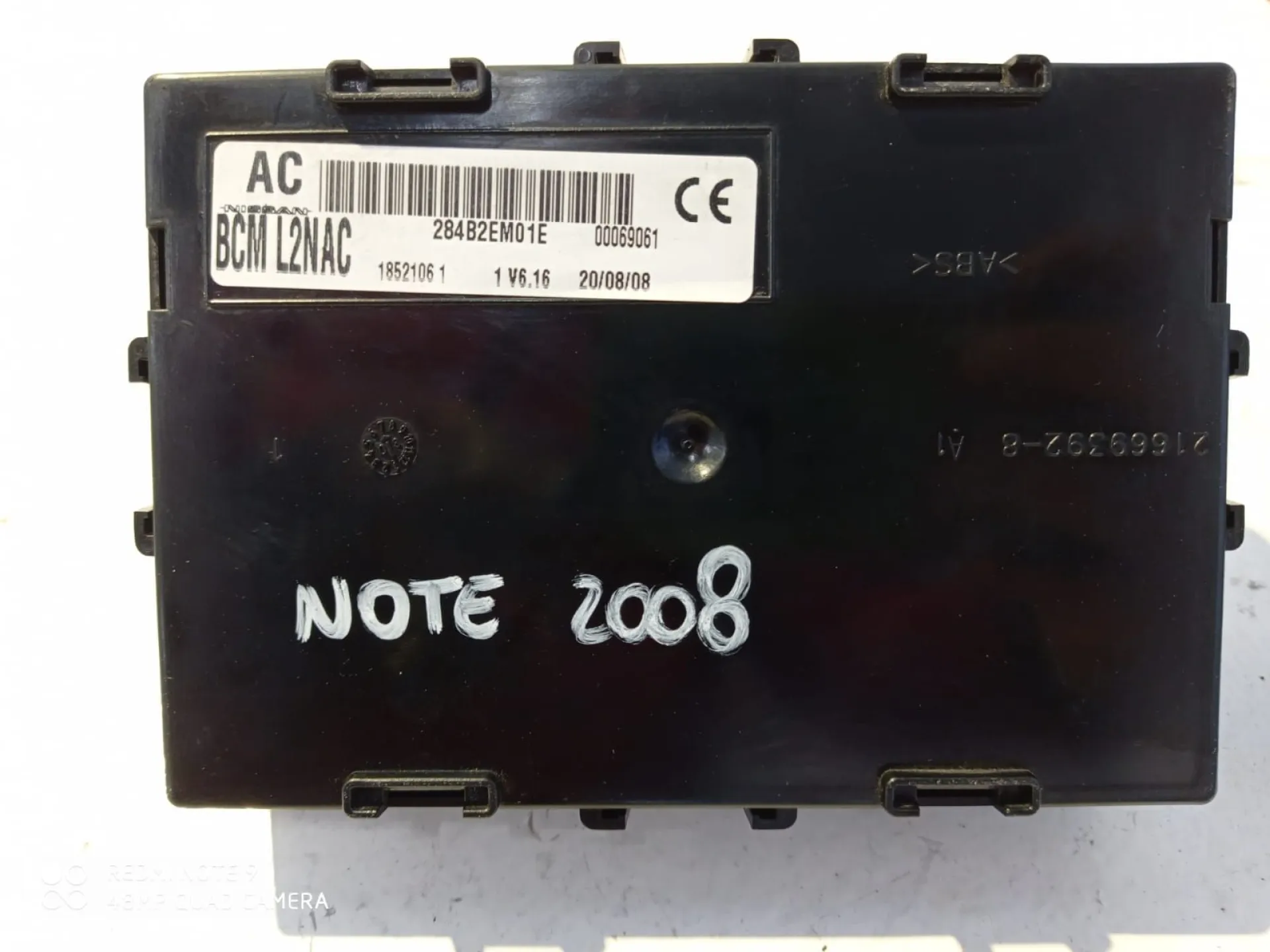 CENTRALINA COMFORT con codice 284B2M01E da NISSAN Note 2Â° Serie 1500 Diesel (2008)