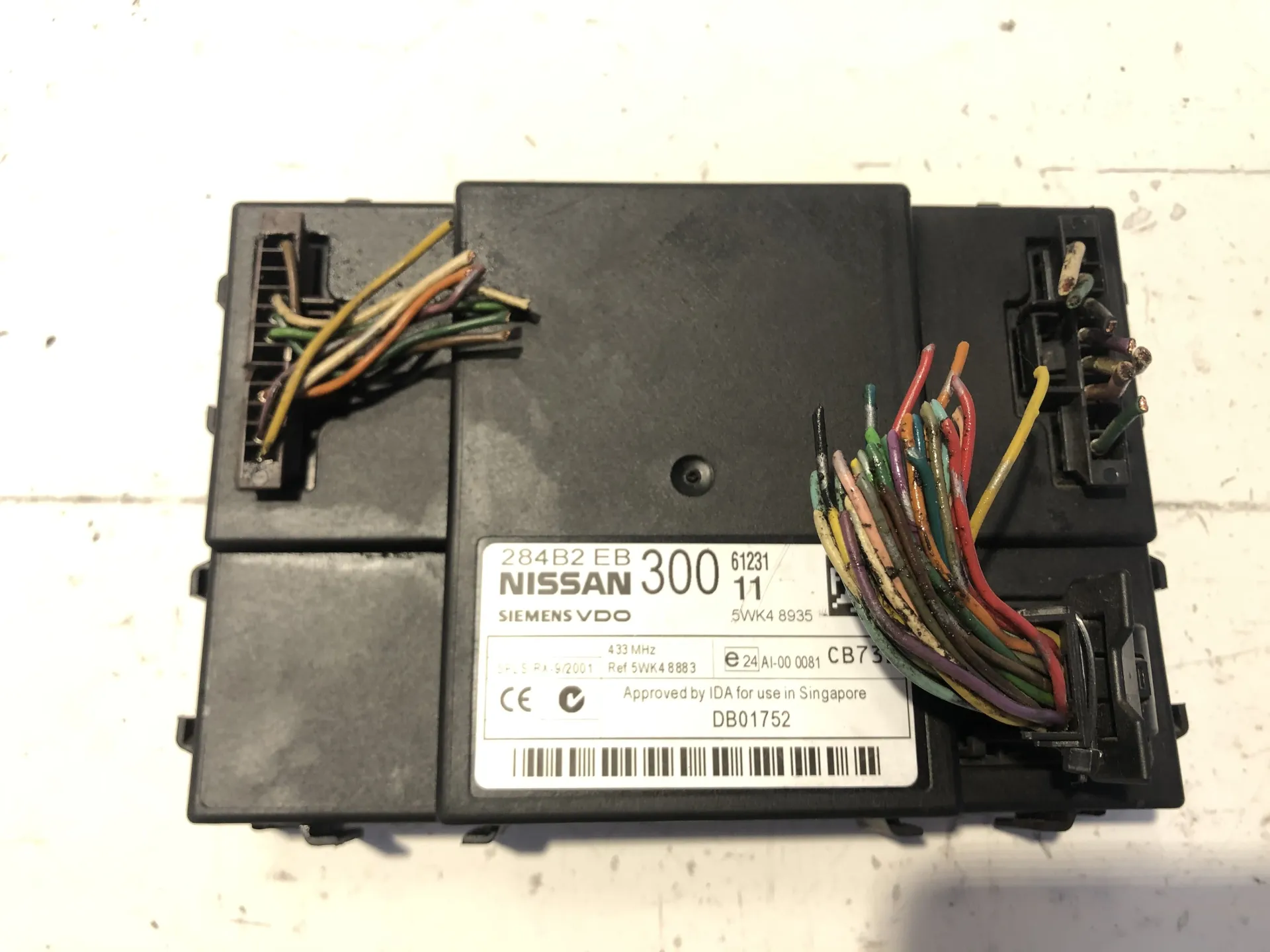 CENTRALINA COMFORT con codice 284B2EB / 5WK48935 / AI000081 / DB01752 da NISSAN Pathfinder 2Â° Serie 2500 Diesel (2007)