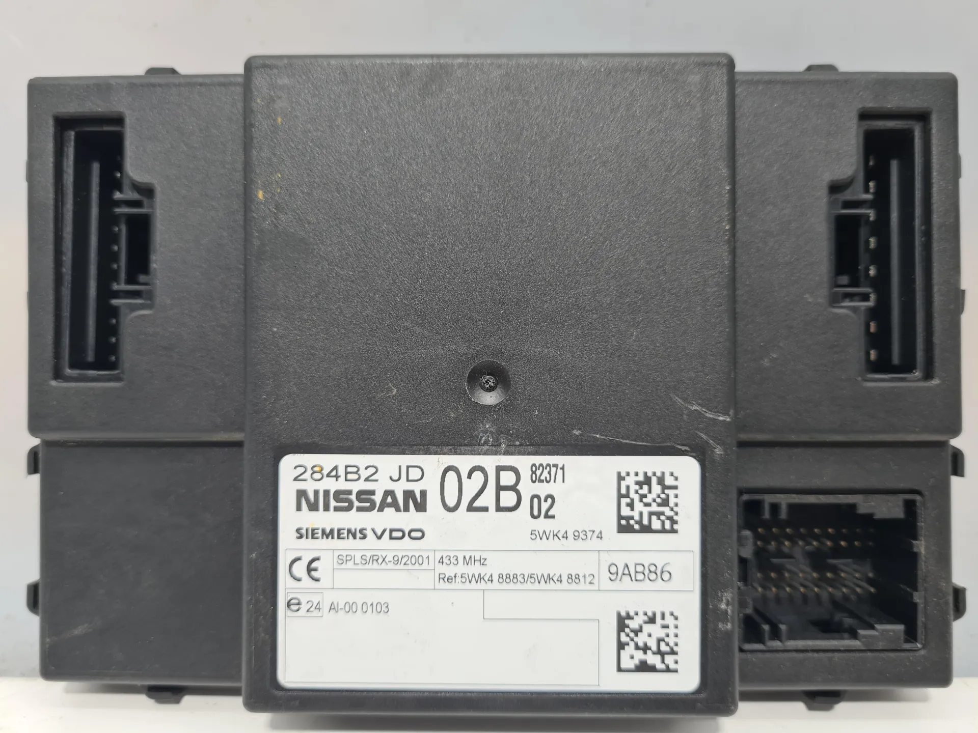 CENTRALINA COMFORT con codice 284B2JD02B da NISSAN Qashqai 1° Serie con codice motore M9R Benzina (06>09)