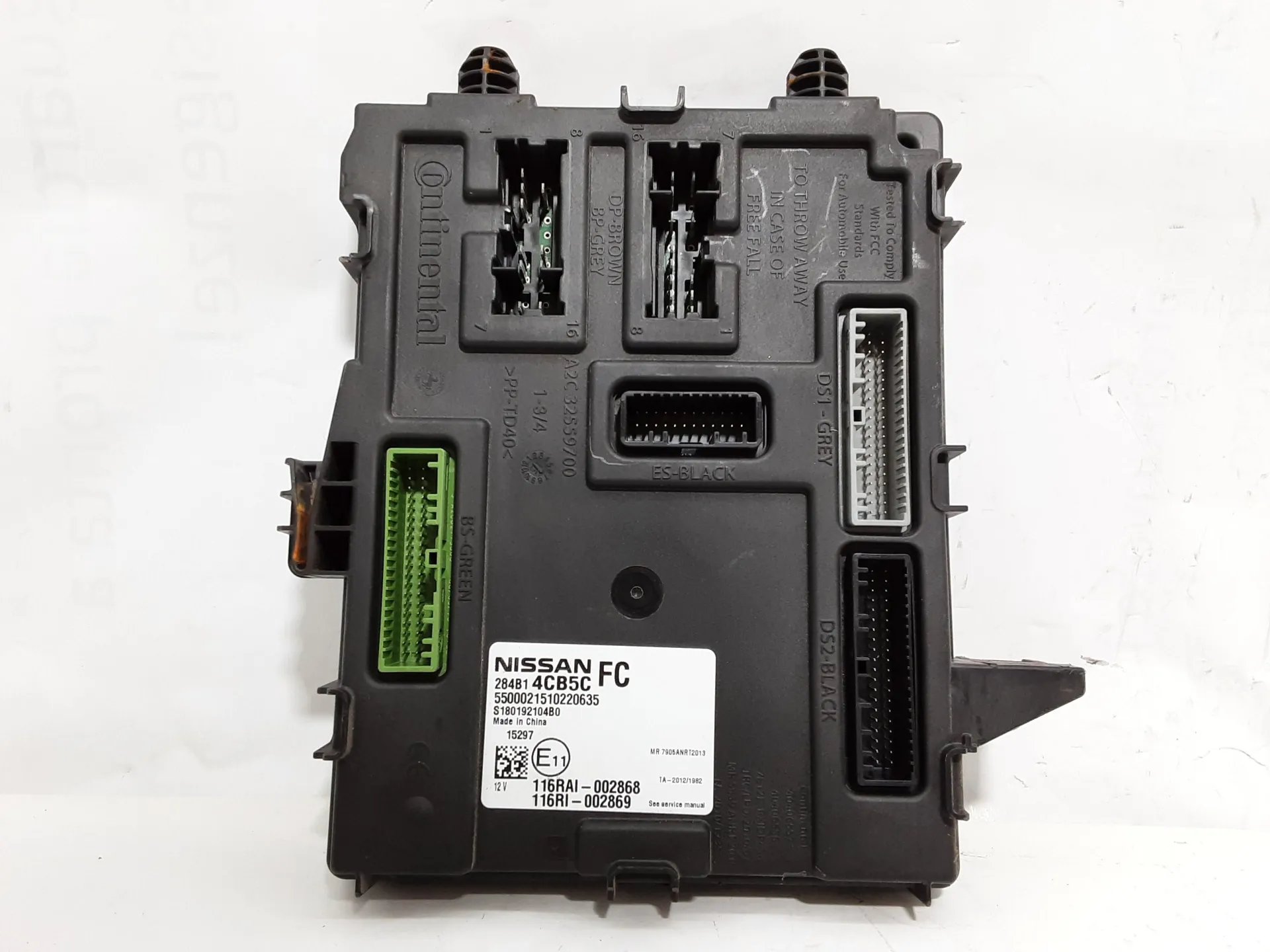 CENTRALINA COMFORT con codice 284B14CB5C da NISSAN X-Trail Serie (T32) (14>18) 1600 Diesel 96 kW / 130 CV con codice motore R9M/R9M (2017)