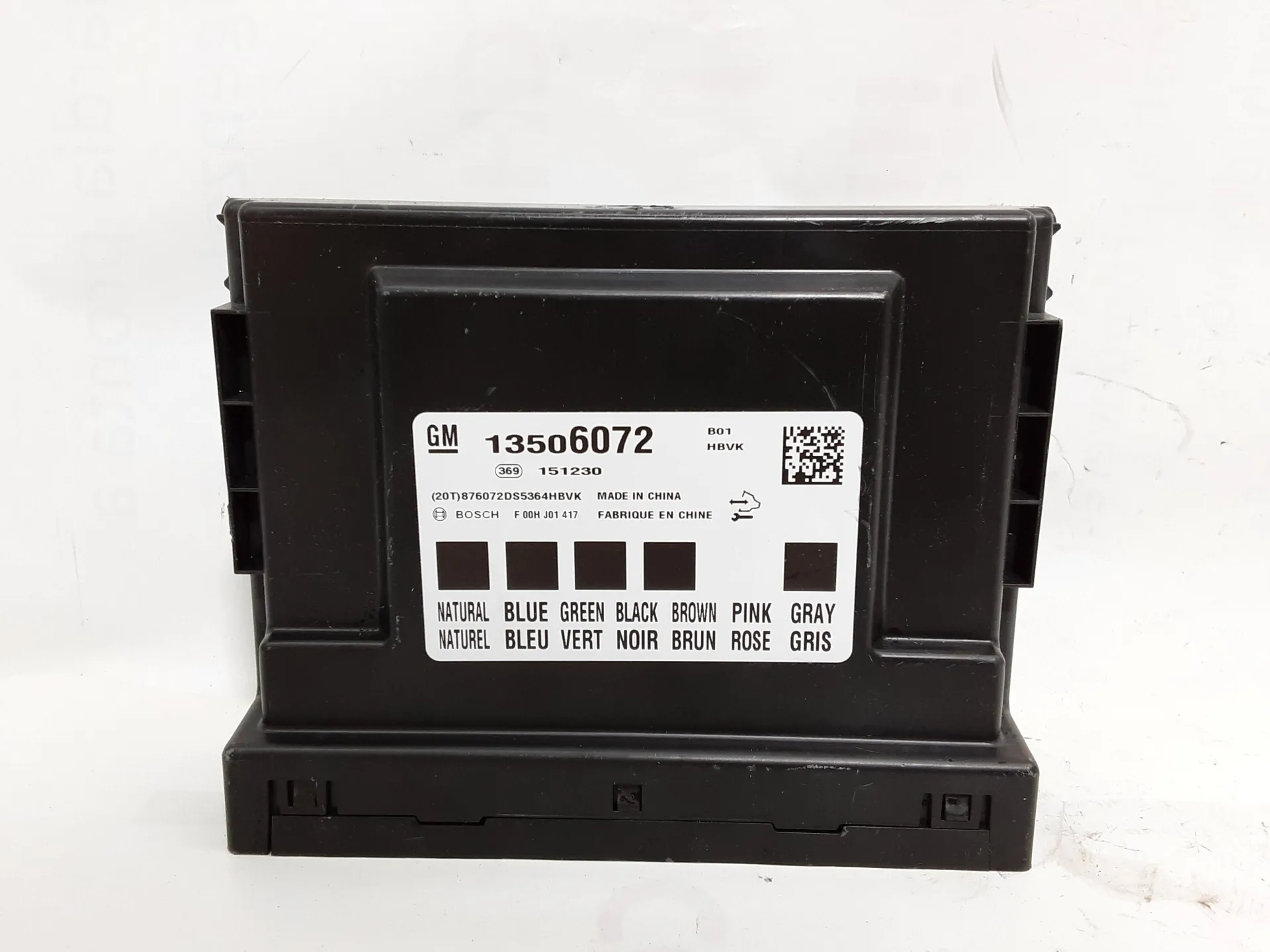 CENTRALINA COMFORT con codice 13506072 da OPEL Corsa E 3° Serie 1200 Benzina 51 kW / 69 CV con codice motore B12XER/B 12 XEL (2016)