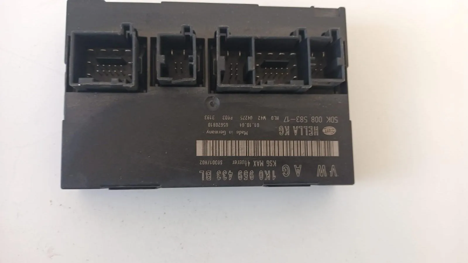CENTRALINA COMFORT con codice 1K0959433 BL da SEAT Altea Berlina 2000 Diesel con codice motore BKD/BKD (2006)