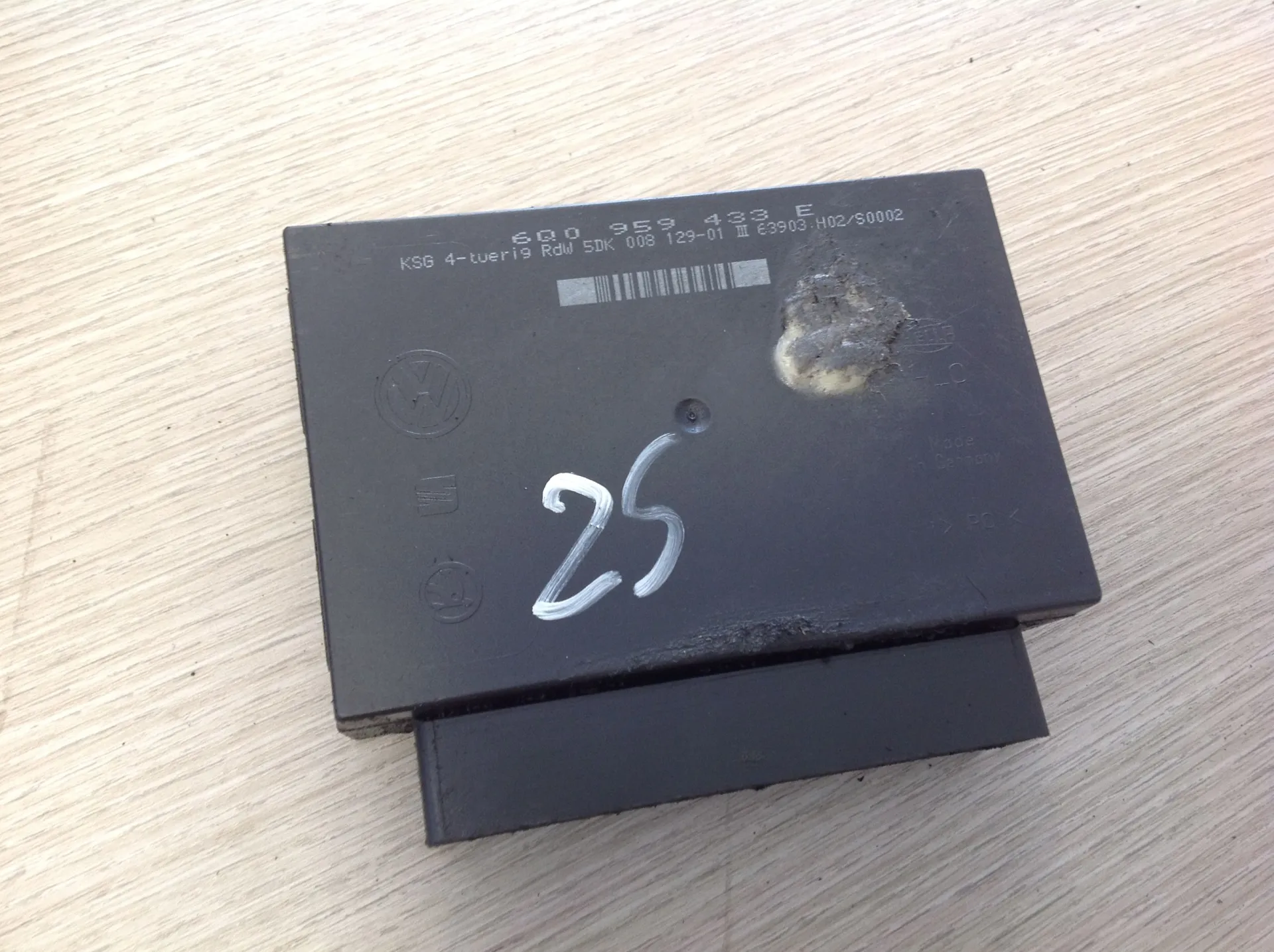 CENTRALINA COMFORT con codice 6Q0959433E da SEAT Ibiza Serie (02>05) Benzina