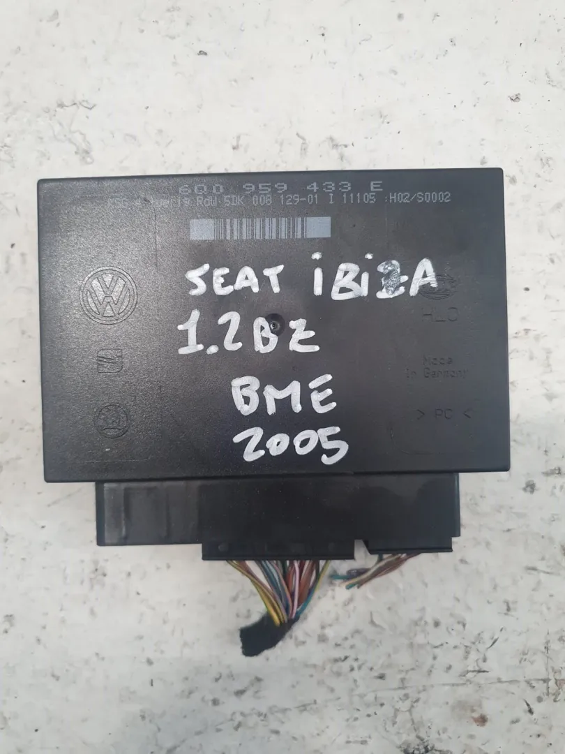 CENTRALINA COMFORT con codice 6Q0959433 E da SEAT Ibiza Serie (05>08) 1200 Benzina (2005)