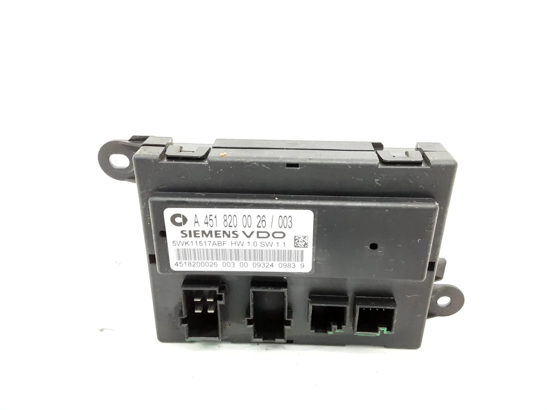 CENTRALINA COMFORT con codice 14518200026 da SMART Fortwo Coupé 3° Serie (w 451) 1000 Benzina 52 kW / 71 CV con codice motore 3B21/M 132.910 (2010)