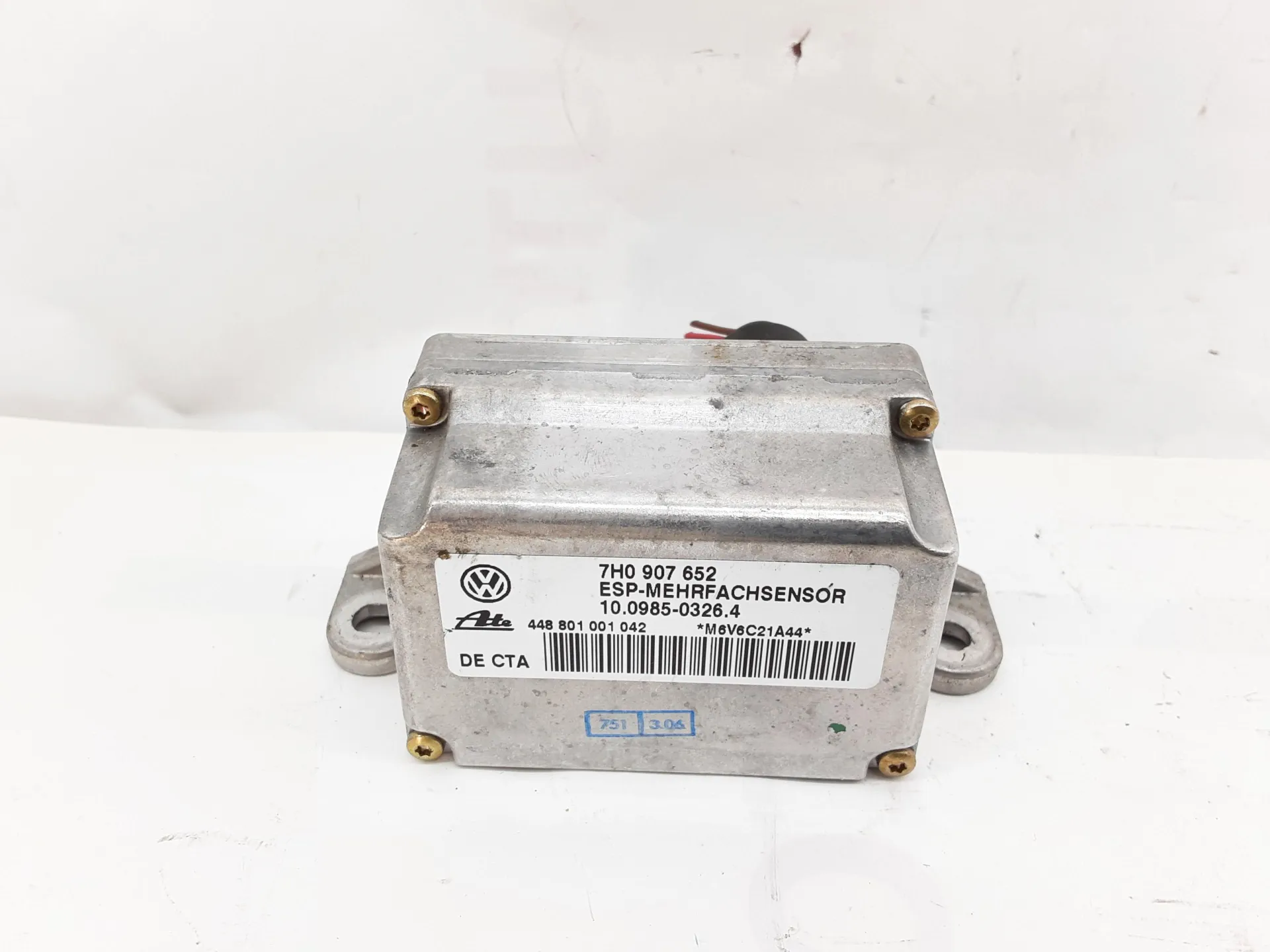 CENTRALINA ESP con codice 7H0907652 da PORSCHE Cayenne 1° Serie 3200 Benzina 184 kW / 250 CV (2006)